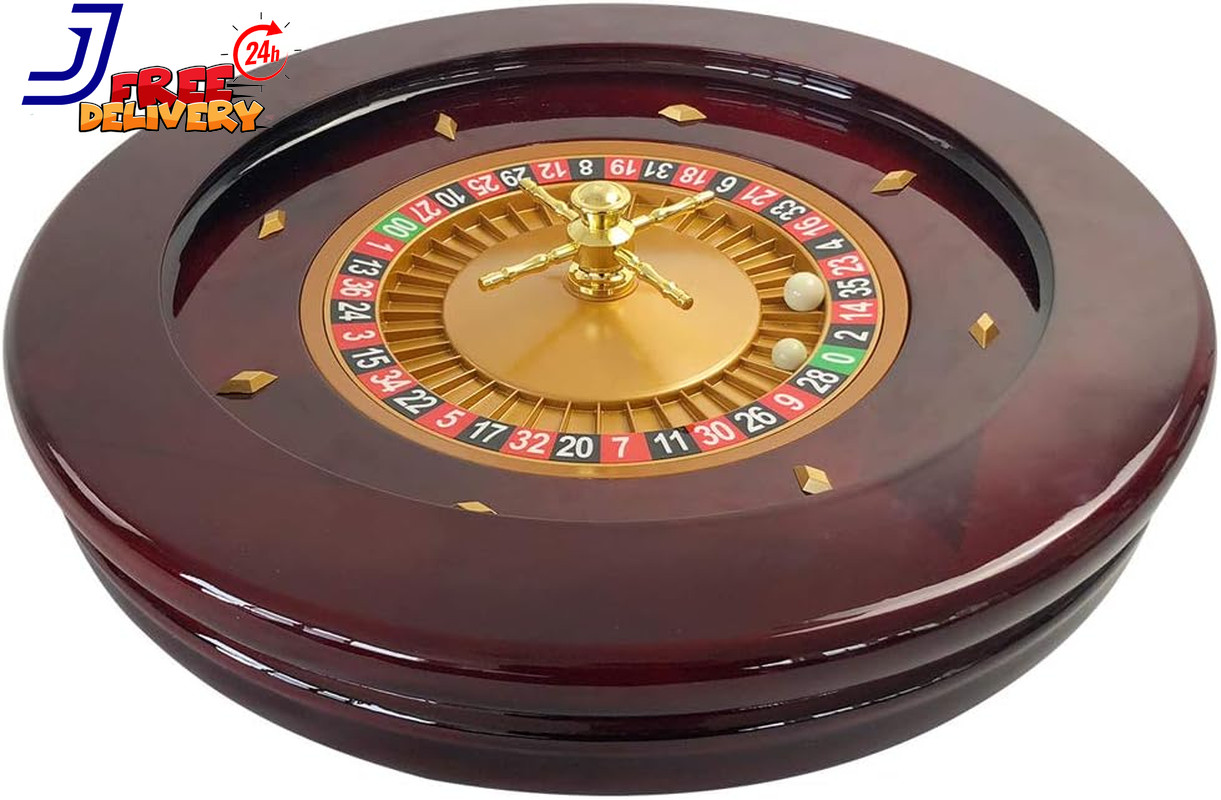 Deluxe Roulette Wheel Set 20Inch Casino Grade High Glossy Roulette Game Set Deluxe Roulette Wheel Set 20Inch Casino Grade High Glossy Roulette Game Set