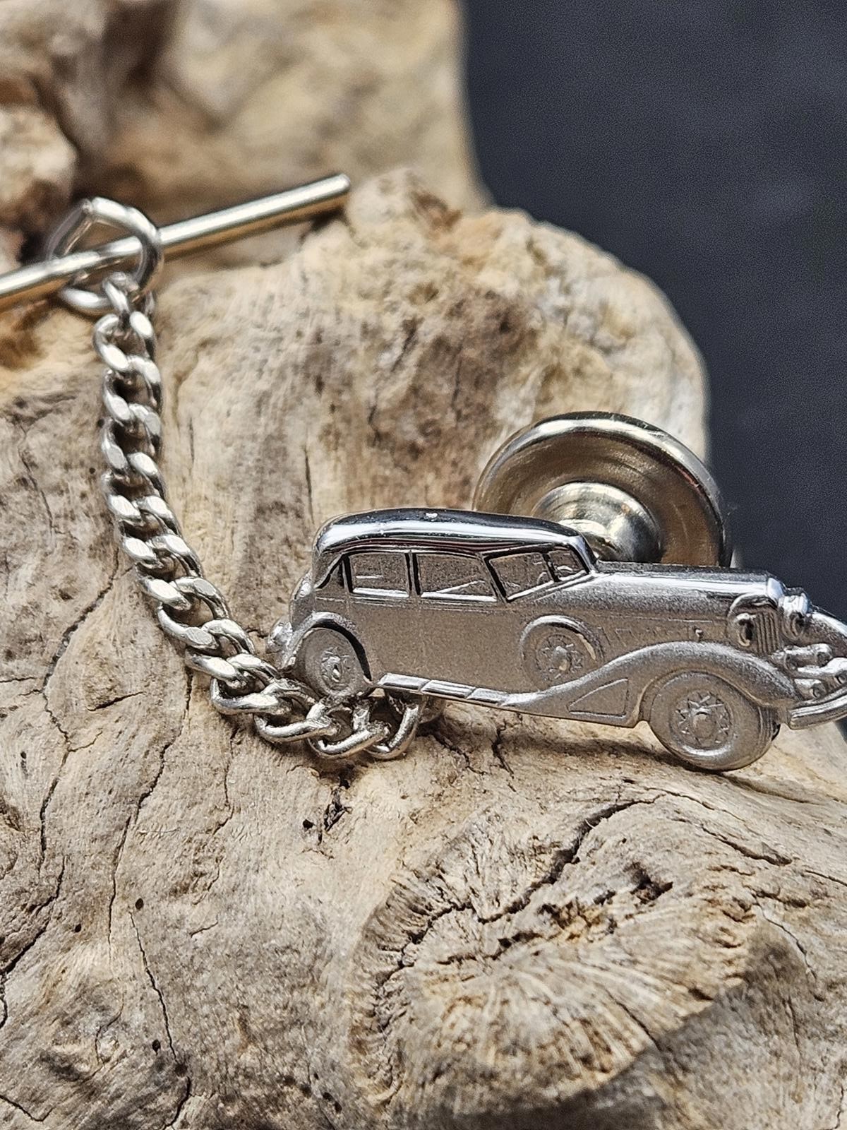 New Old Stock 1932 Chrysler Sterling Silver Tie Pin Vintage AAA Collector Series New Old Stock 1932 Chrysler Sterling Silver Tie Pin Vintage AAA Collector Series
