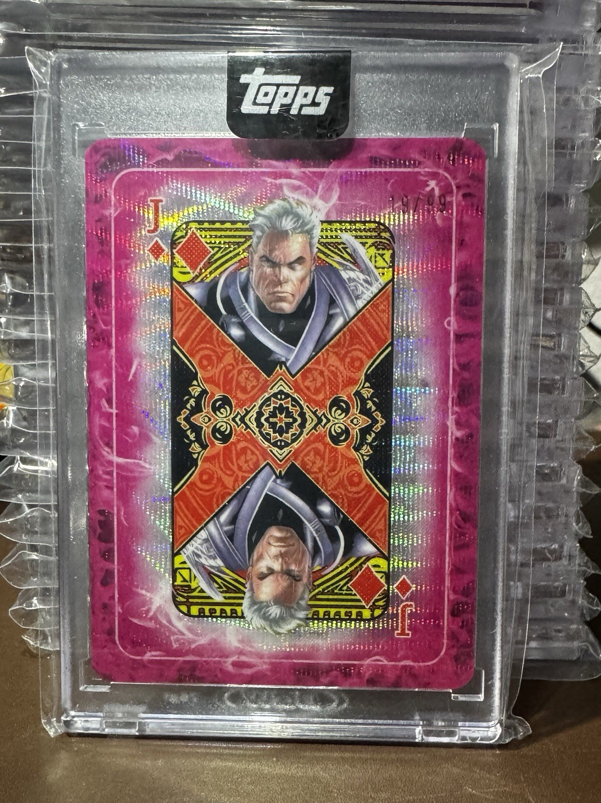 2025 Topps Marvel Minted Cable Gambits Deck Jack Of Diamonds #D-1 /99 Encased 2025 Topps Marvel Minted Cable Gambits Deck Jack Of Diamonds #D-1 /99 Encased