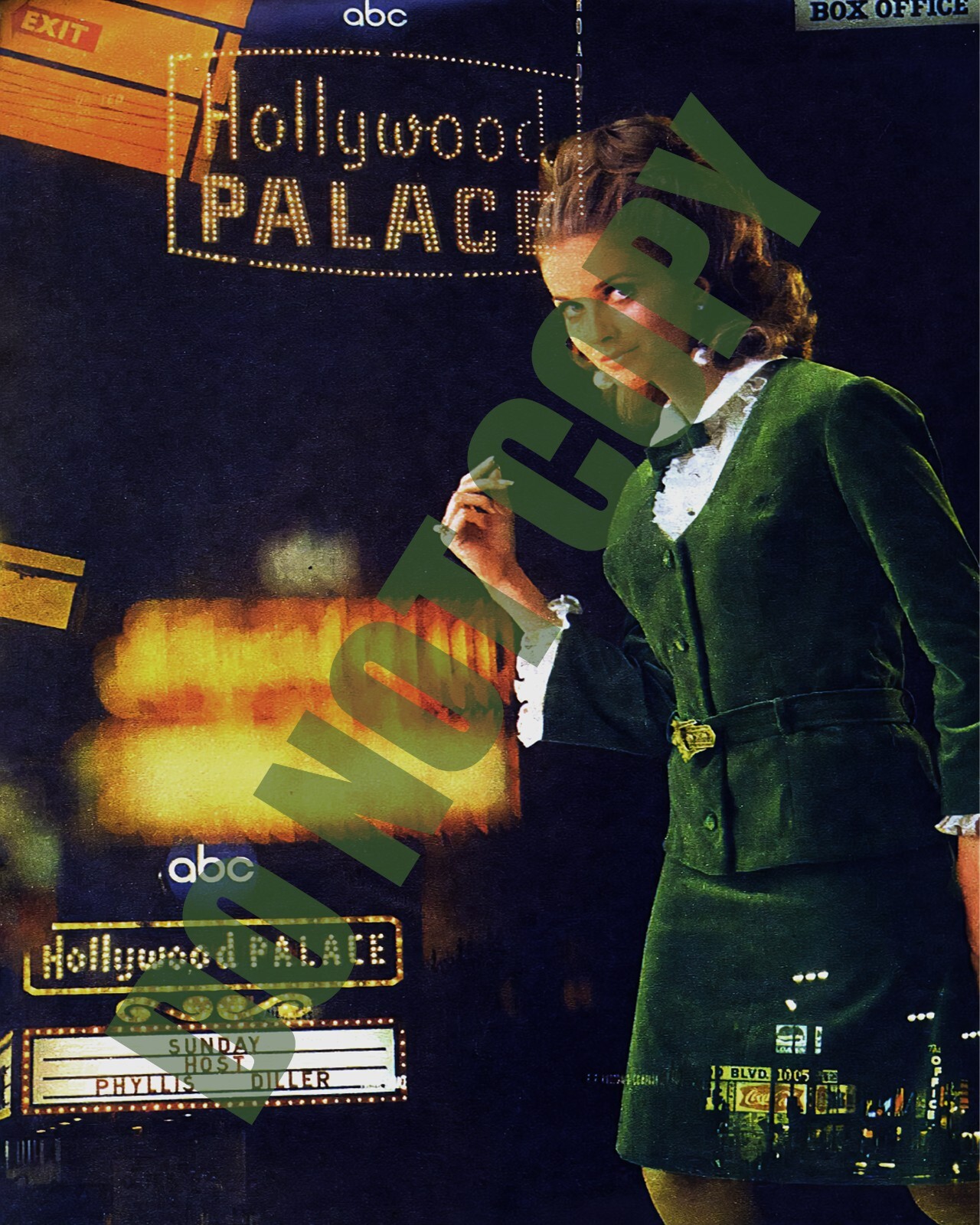 1966 Hollywood Palace Phyllis Diller On Marque Show Collage Art 8x10 Photo