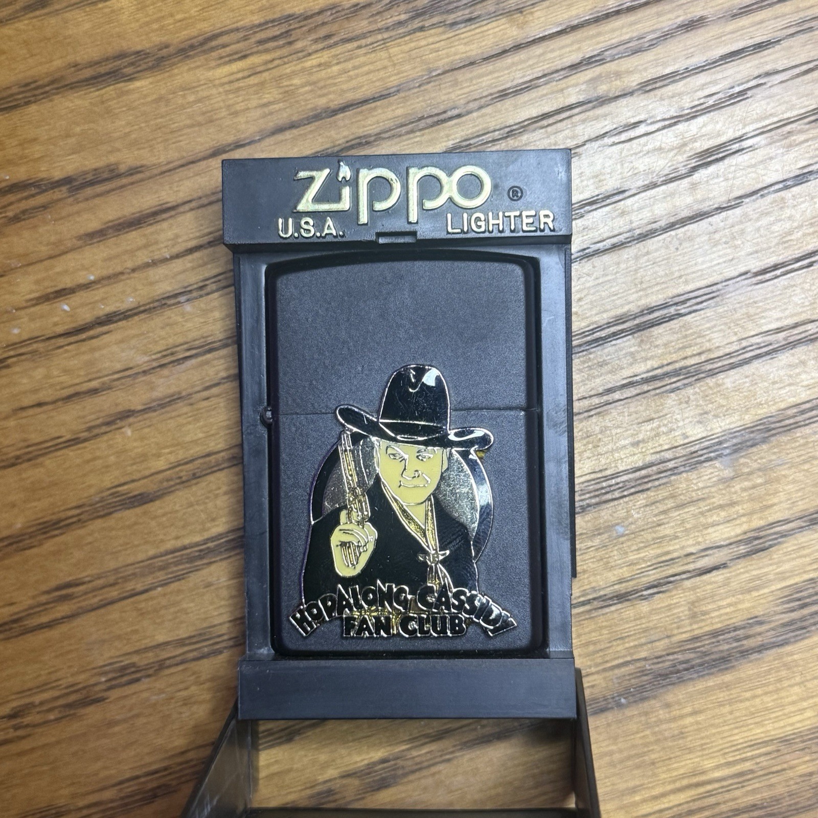 Vintage Zippo Lighter Hopalong Cassidy Fan Club Limited Edition Made in USA Vintage Zippo Lighter Hopalong Cassidy Fan Club Limited Edition Made in USA