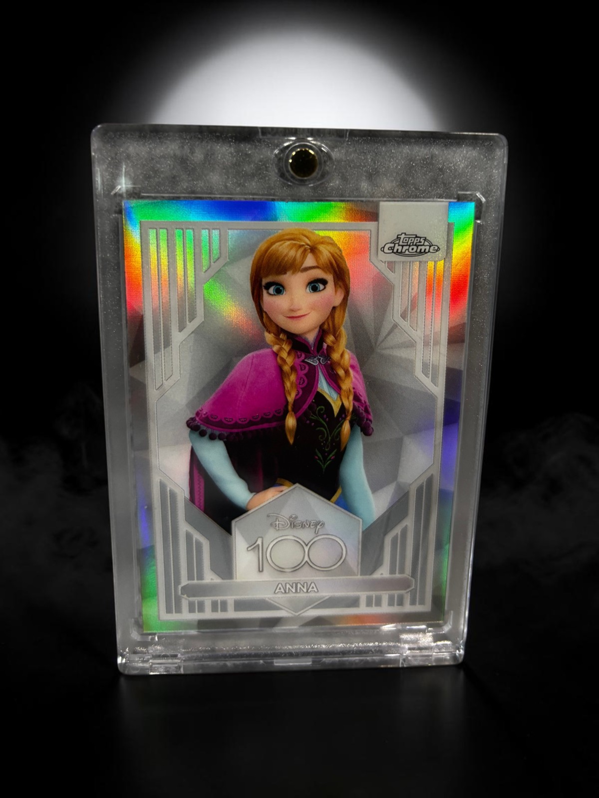 2023 Topps Chrome Disney 100 Anna #9 Refractor Silver Prism Frozen Mint 2023 Topps Chrome Disney 100 Anna #9 Refractor Silver Prism Frozen Mint