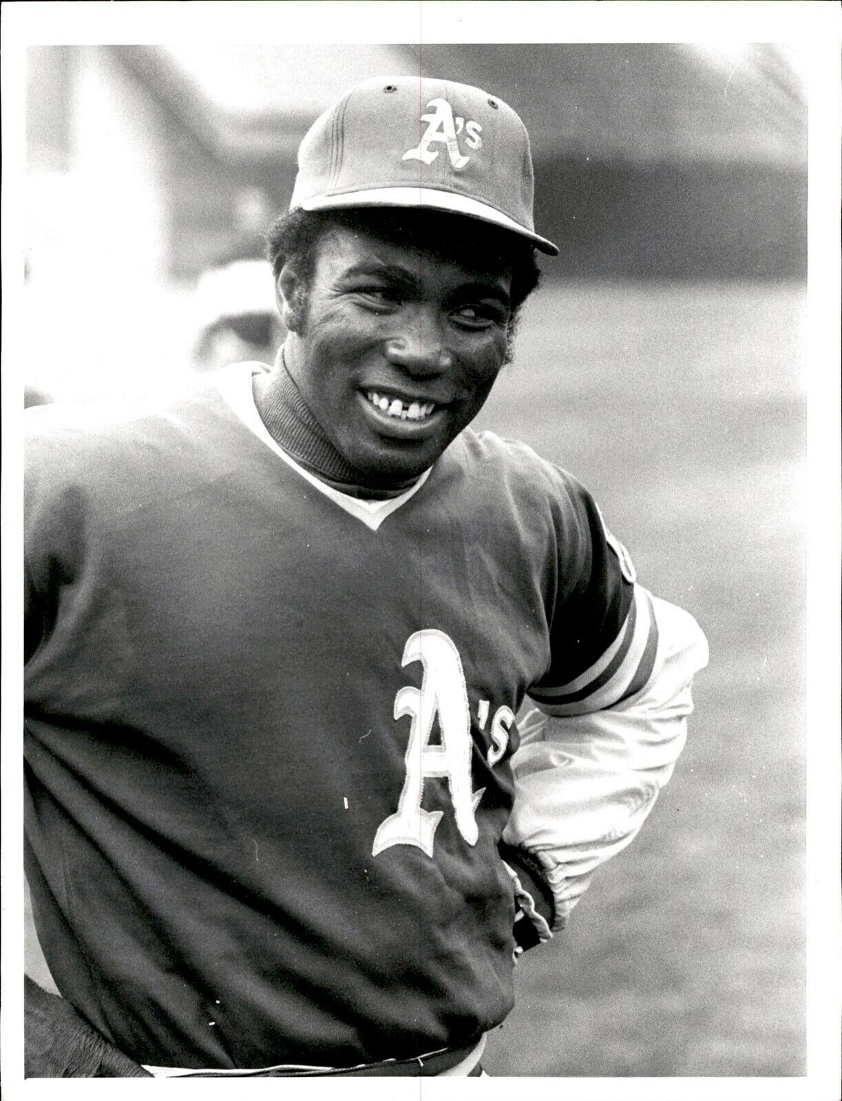 LG940 \'77 Original Russ Reed Photo MANNY SANGUILLEN OAKLAND As Catcher Baseball
