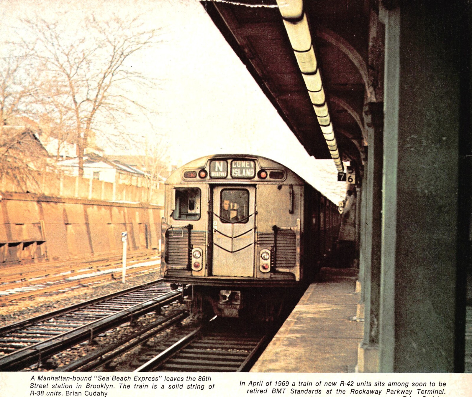 86th St Depot Brooklyn NY Sea Beach Express Coney Island Terminus Mag Excerpt