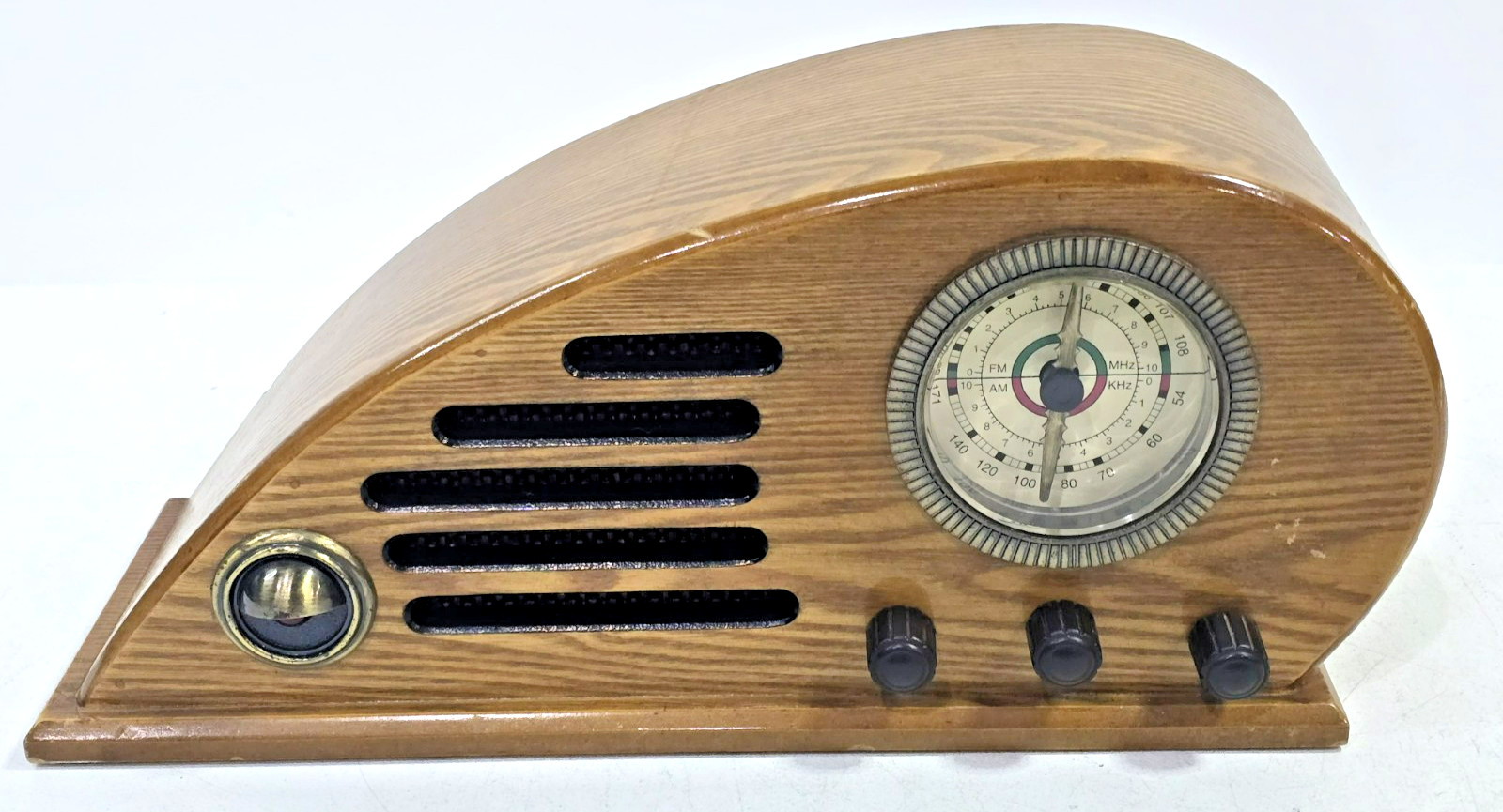 Vintage Crosley CR39 Teardrop AM/FM Radio Collector's Edition Wood Retro WORKS Vintage Crosley CR39 Teardrop AM/FM Radio Collector's Edition Wood Retro WORKS