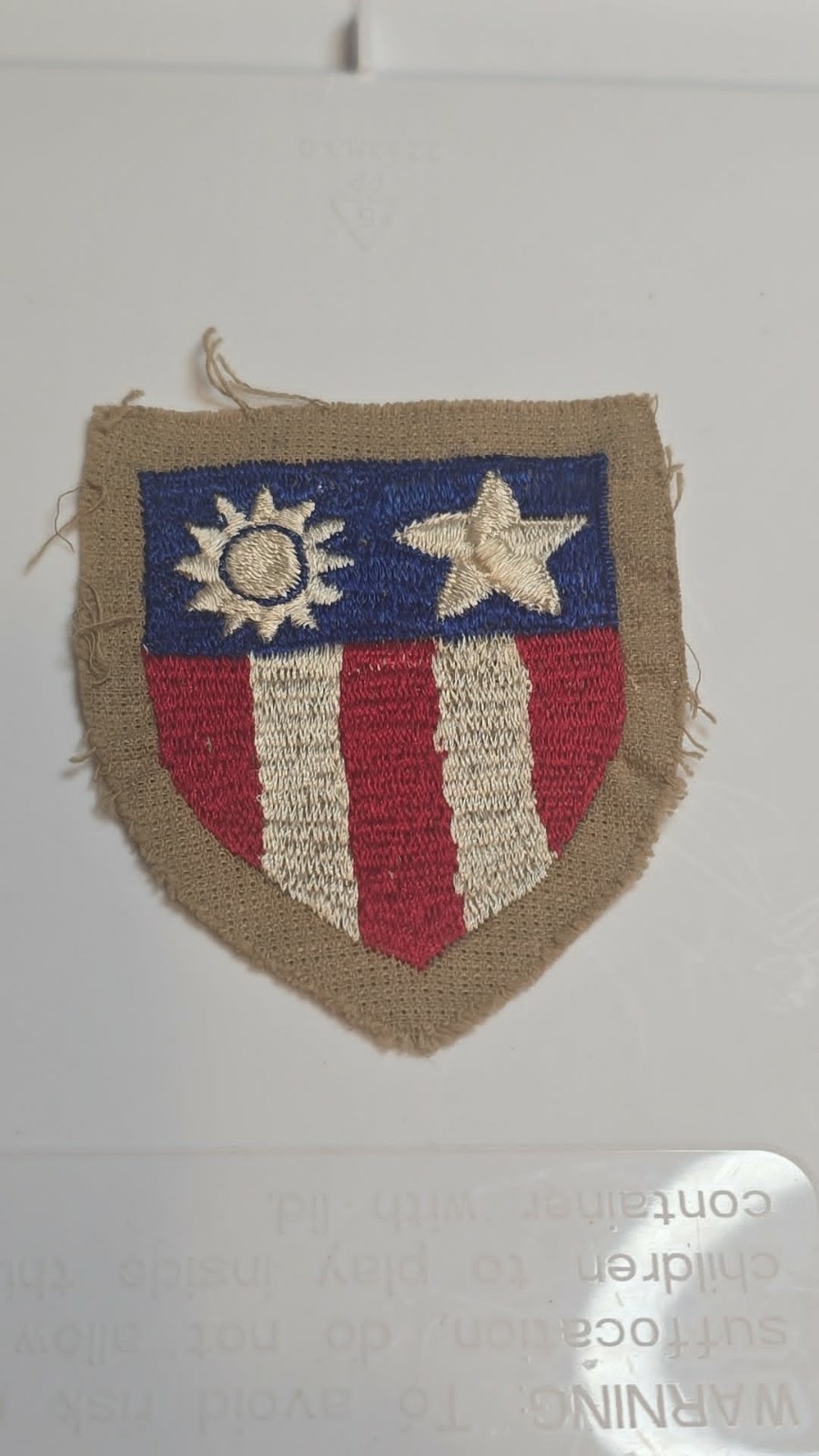 Original WW2 In-Theater made CBI Patches Original WW2 In-Theater made CBI Patches