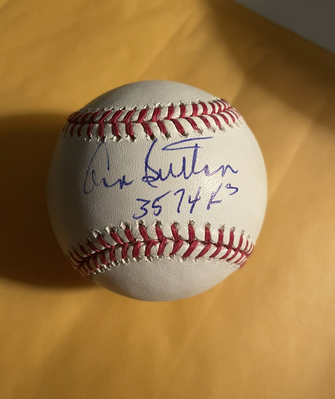 DON SUTTON Signed OML MLB Baseball 3574 K’s HOF 1998 Los Angeles Dodgers Braves