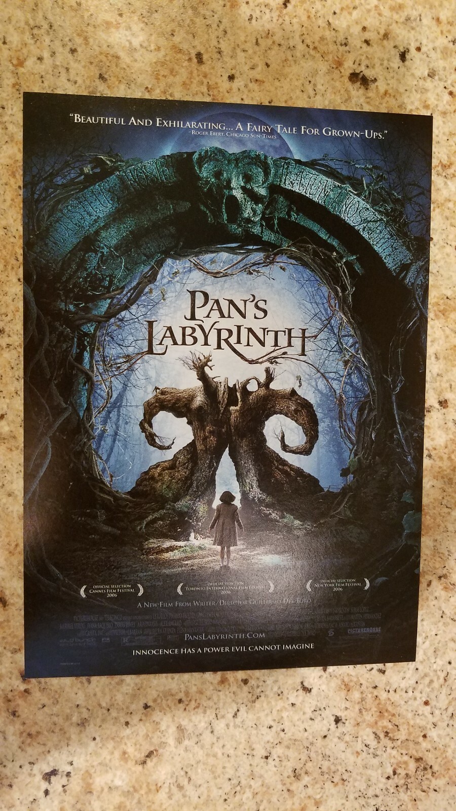 Pan\'s Labyrinth promo cards - Set of 2 - Guillermo Del Toro