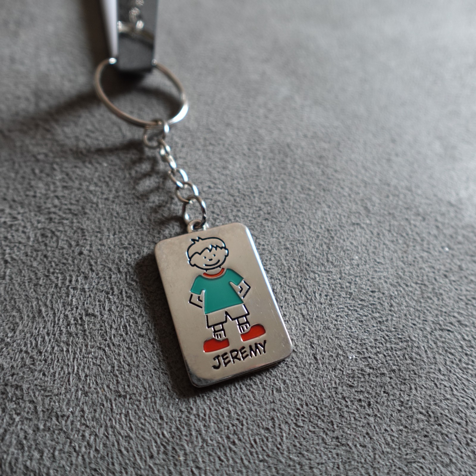 Jeremy Keychain Zipper Pull Color Personalized Name Novelty Kids Jeremy Keychain Zipper Pull Color Personalized Name Novelty Kids