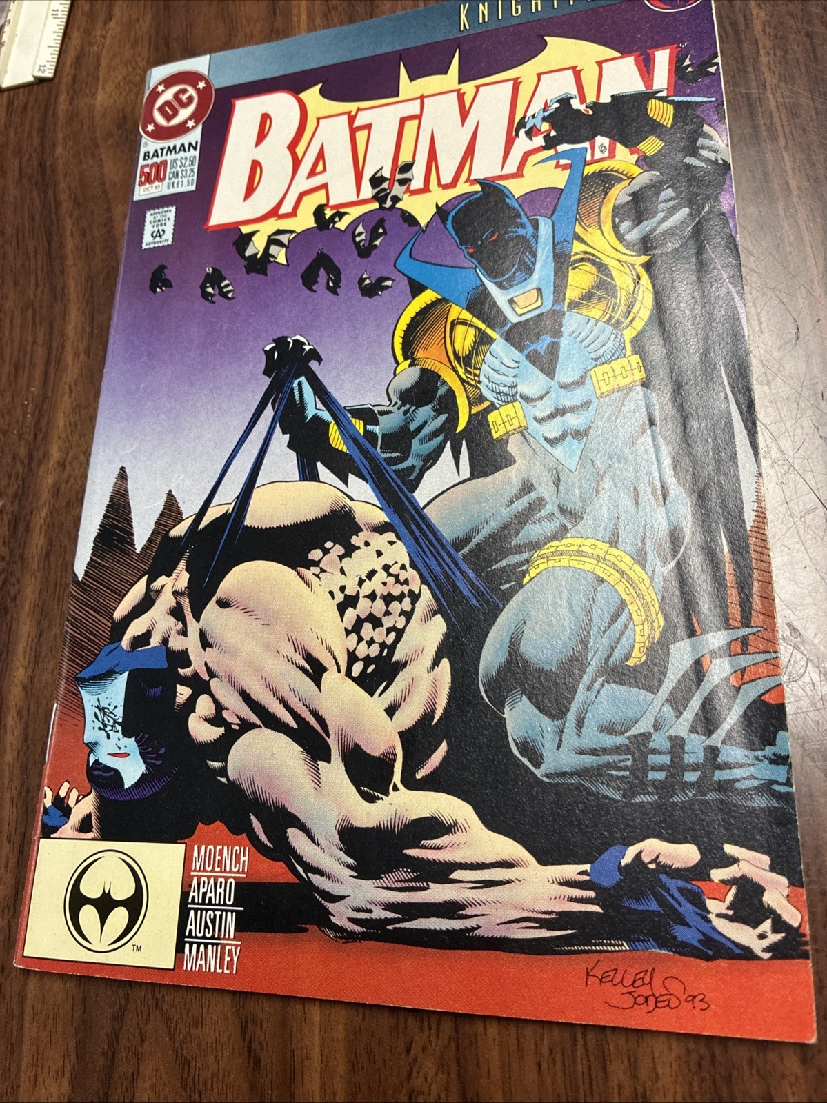 Batman #500 (DC Comics October 1993) Has Poster Batman #500 (DC Comics October 1993) Has Poster