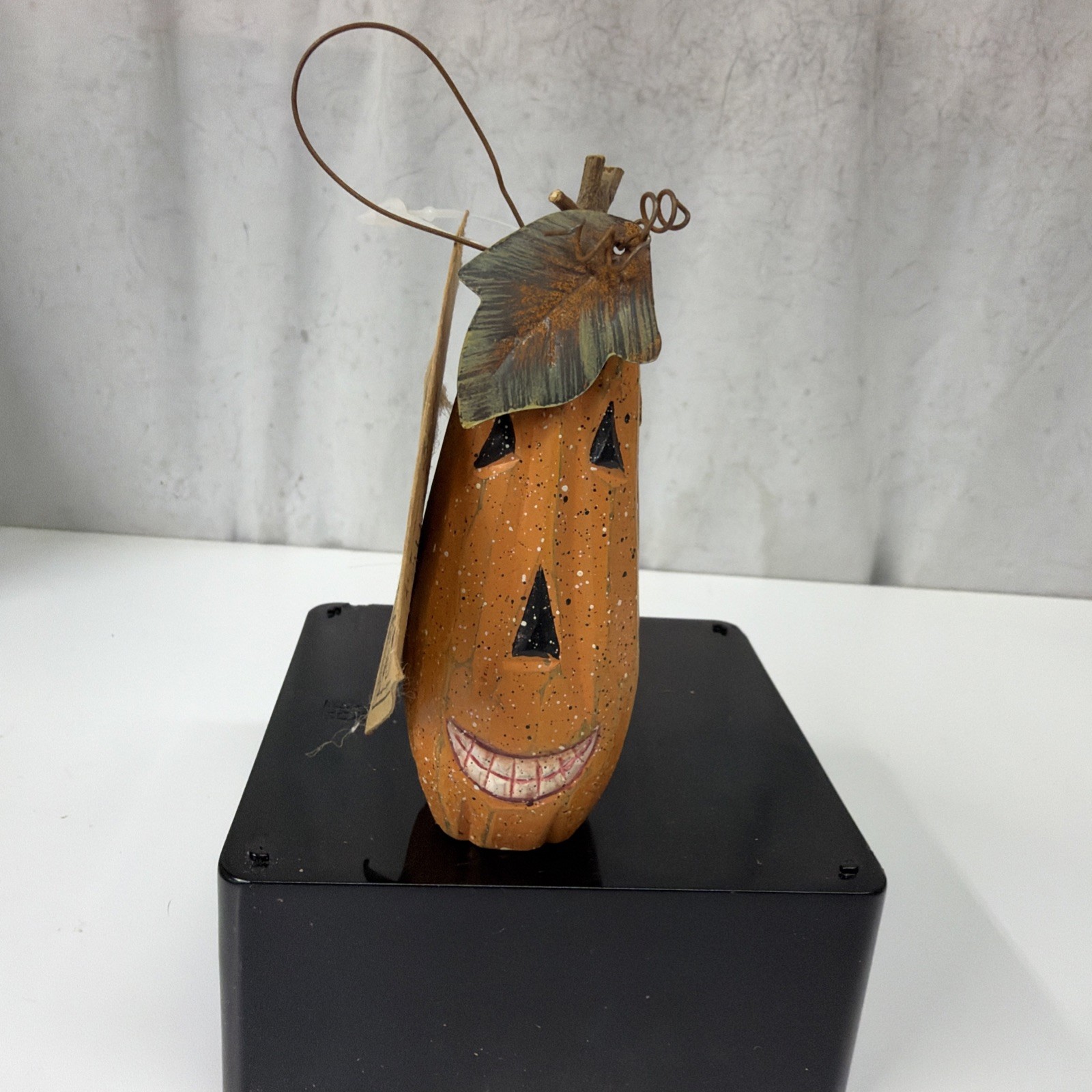 VTG Hanna’s Handiworks Folk Art Primitive Tall Wood Pumpkin Ornament Halloween VTG Hanna’s Handiworks Folk Art Primitive Tall Wood Pumpkin Ornament Halloween