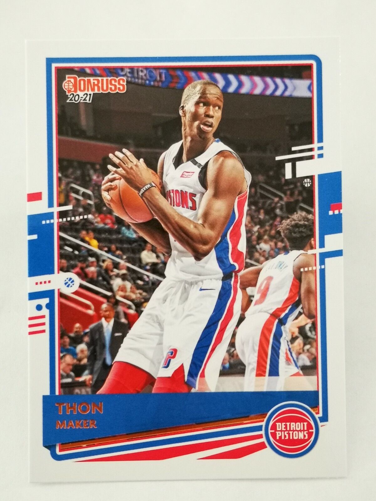 2020-21 Panini Donruss N15 NBA Trading Card #53 Detroit Pistons Thon Maker