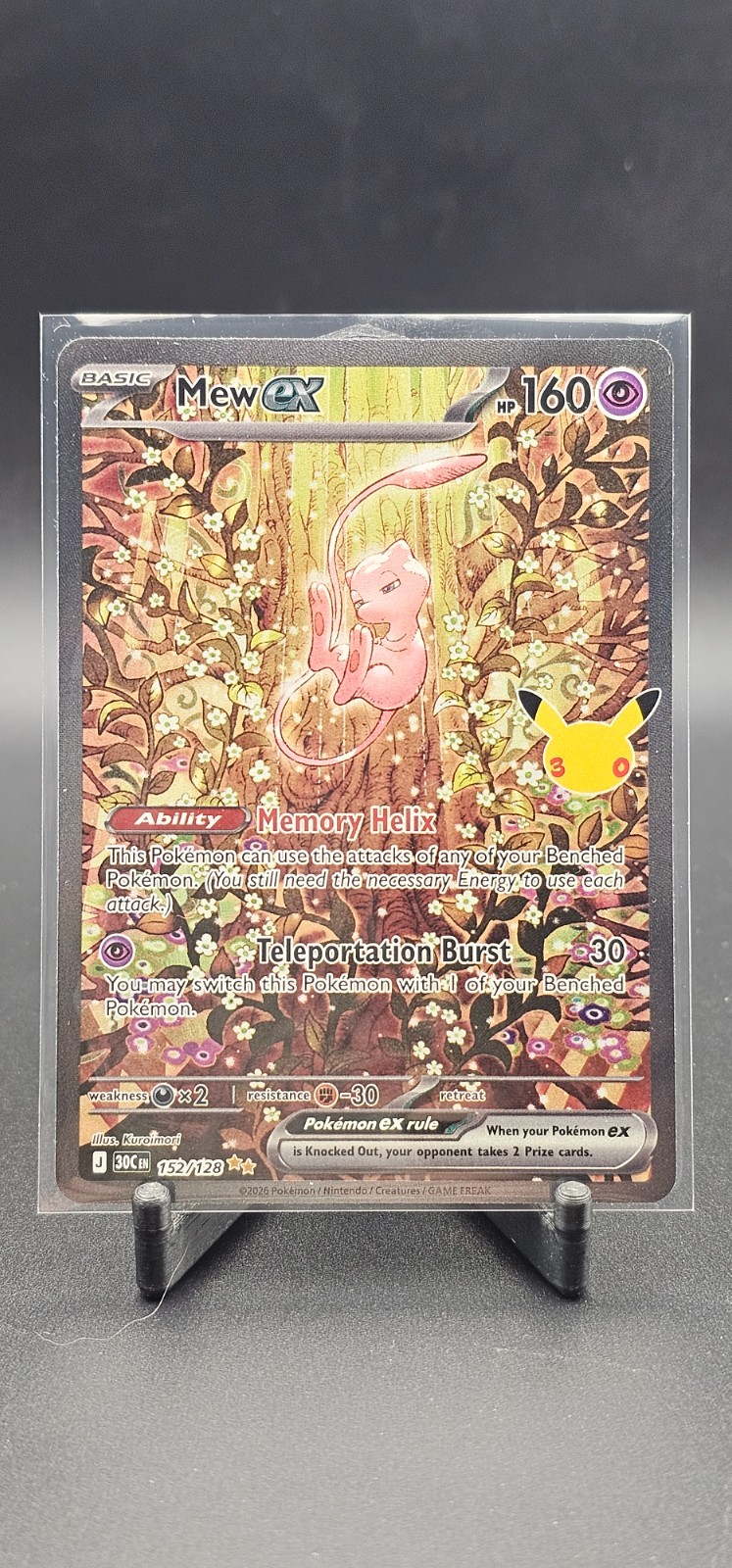 Mew ex 152/128 30th Celebration SIR FAST SHIPPING