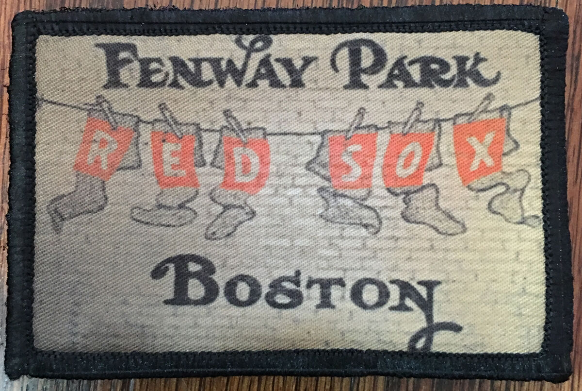 Boston Red Sox Fenway Park Morale Patch Tactical Military Army Baseball Hook  