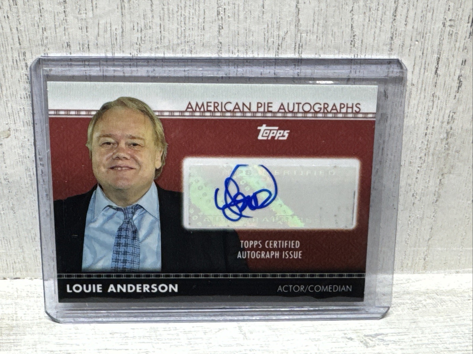 2011 Topps American Pie American Pie Louie Anderson #APA-37 Auto 2011 Topps American Pie American Pie Louie Anderson #APA-37 Auto