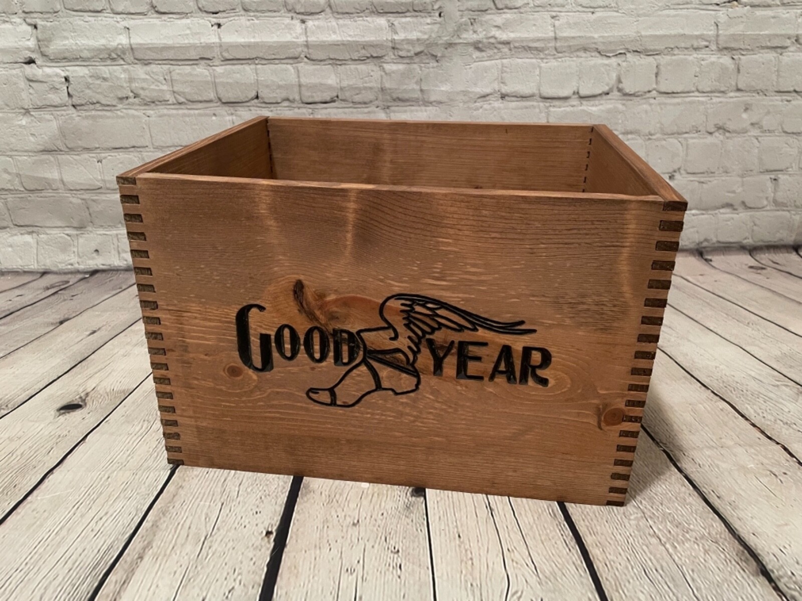 Vintage Goodyear Parts Crate Replica - Man-cave, Decor, Storage Vintage Goodyear Parts Crate Replica - Man-cave, Decor, Storage