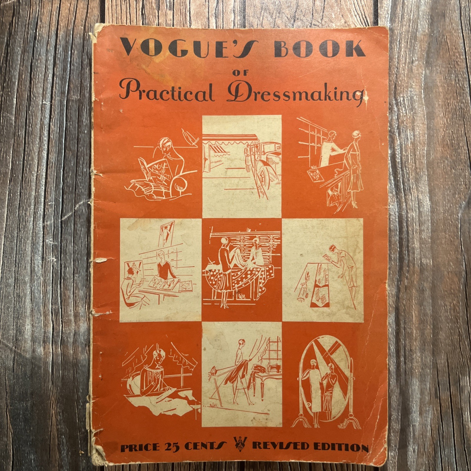 Rare Vogue\'s Book of Practical Dressmaking Revised Edition 1920s Fashion Rare Vogue\'s Book of Practical Dressmaking Revised Edition 1920s Fashion