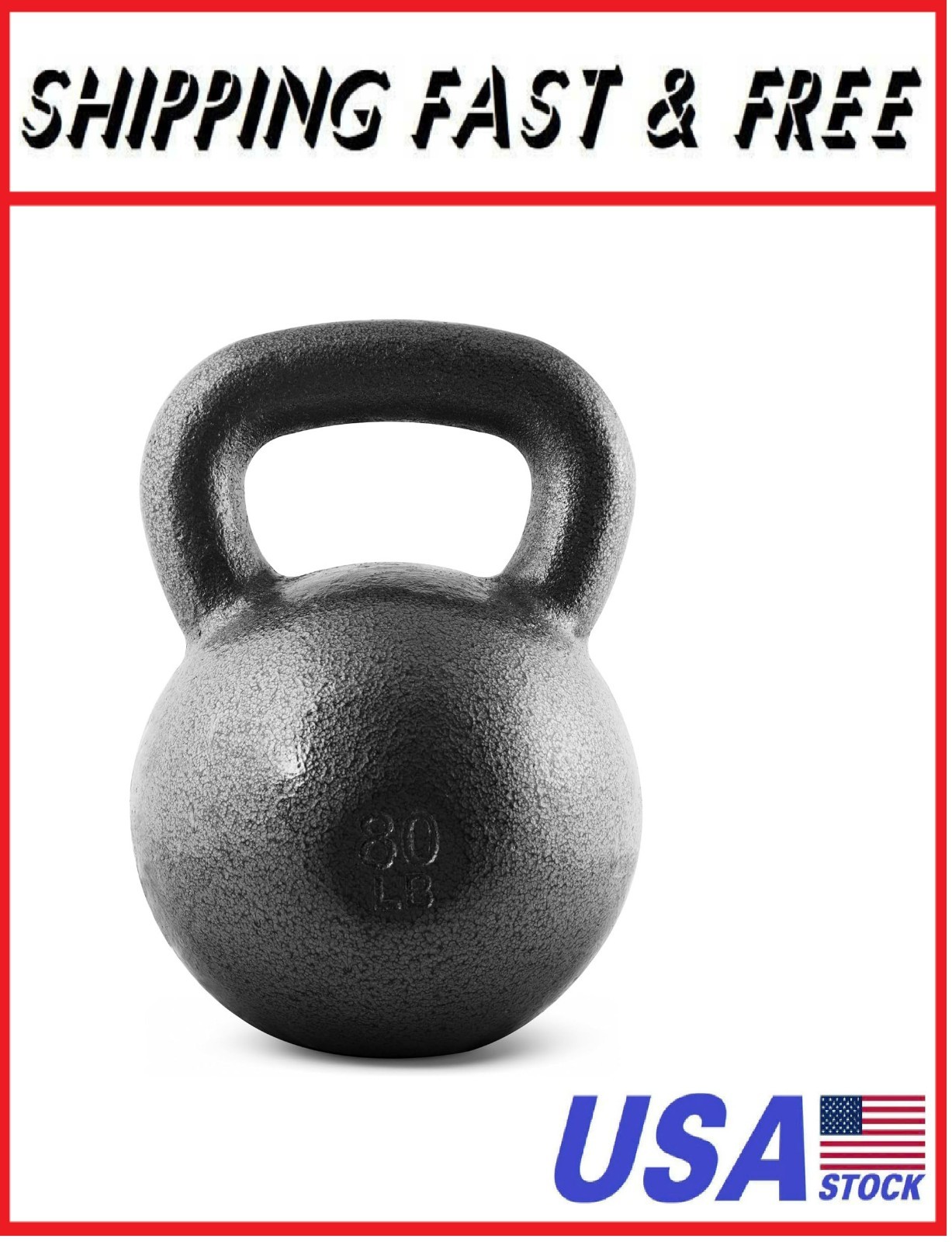 CAP Barbell Cast Iron Kettlebell - Singles and Sets, Multiple Weight Choices