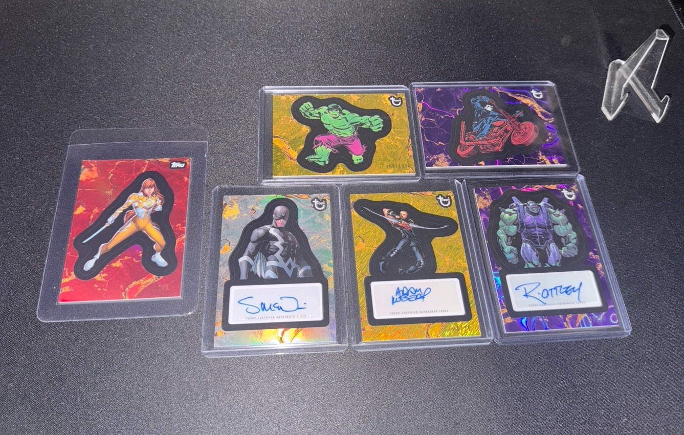 2025 Topps Marvel Comic Book Heroes 1975 - Lot Of 6 Cards - ALL NUMBERED 2025 Topps Marvel Comic Book Heroes 1975 - Lot Of 6 Cards - ALL NUMBERED
