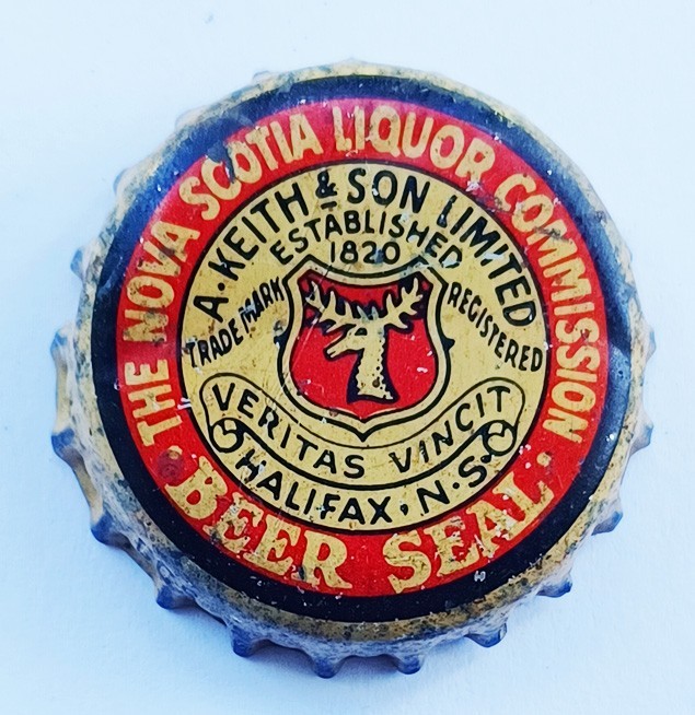 Rare 1930's Halifax N.S. Alexander Keith's Beer Cork Lined Beer Bottle Cap Crown Rare 1930's Halifax N.S. Alexander Keith's Beer Cork Lined Beer Bottle Cap Crown