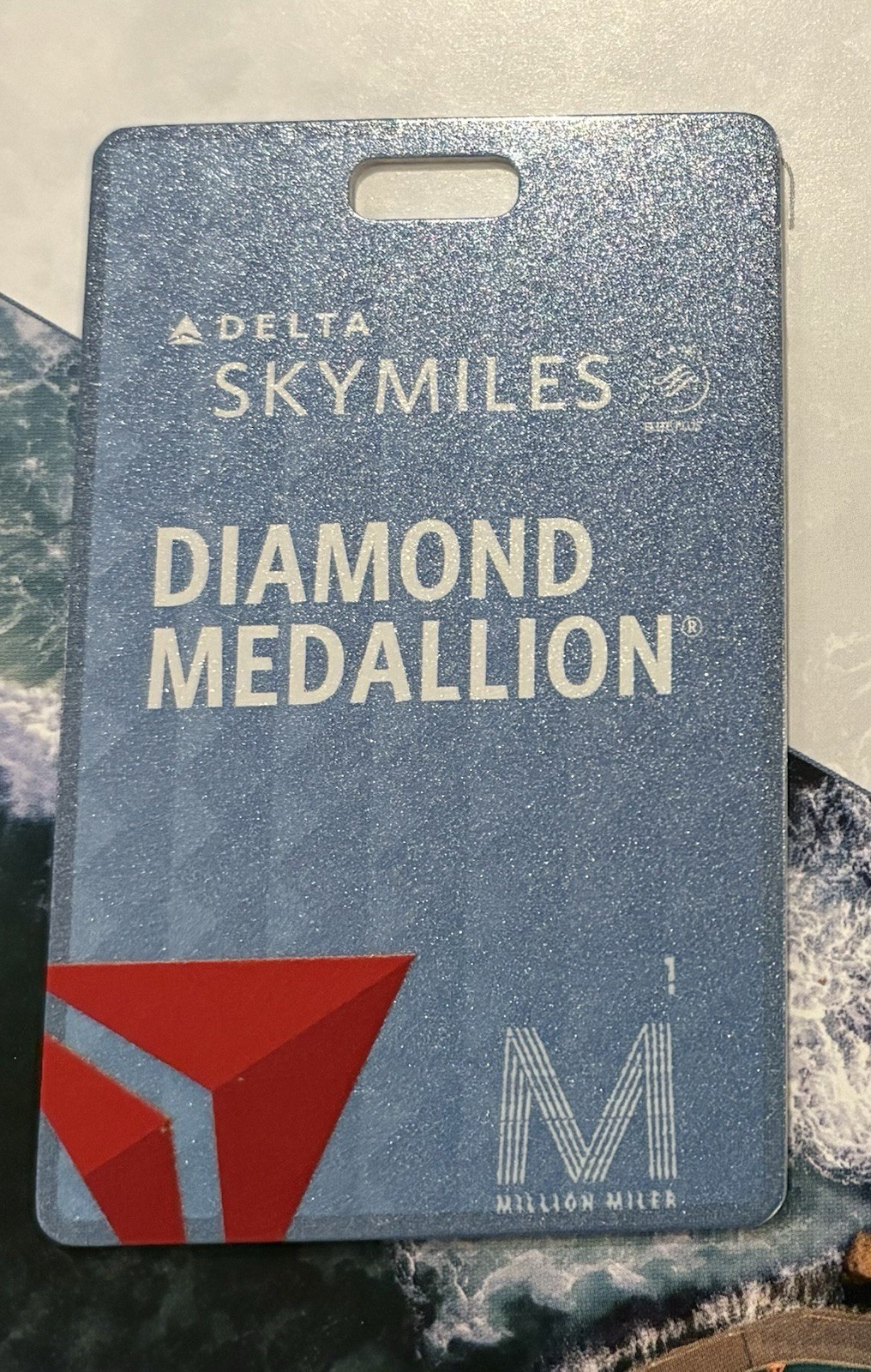 NEW DELTA Air Lines MILLION MILER Elite SKYMILES DIAMOND Metal Luggage Tag x2