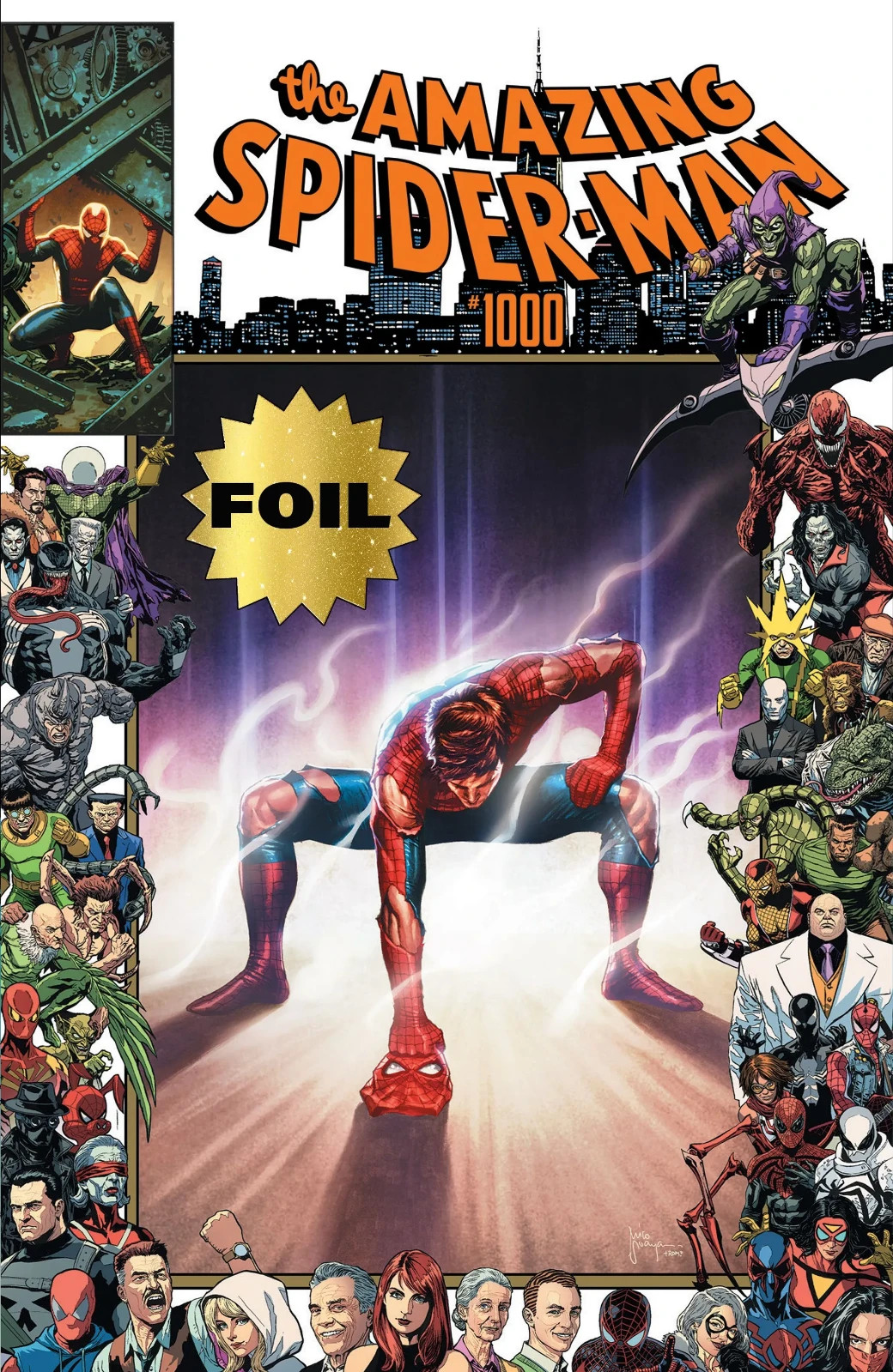 THE AMAZING SPIDER-MAN 1000 NYCC 26 MICO SUAYAN FOIL EXCLUSIVE LTD PRESALE THE AMAZING SPIDER-MAN 1000 NYCC 26 MICO SUAYAN FOIL EXCLUSIVE LTD PRESALE