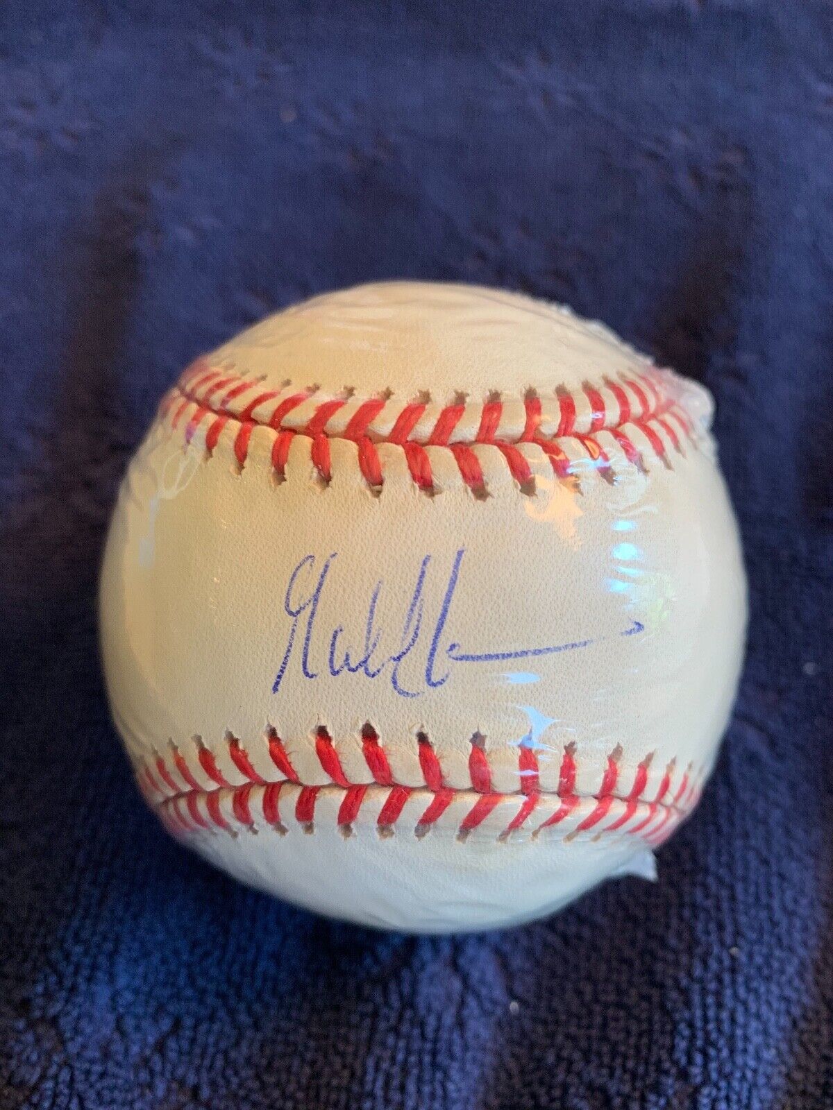 Gabe Kapler Autographed OAL Baseball w/COA Vintage
