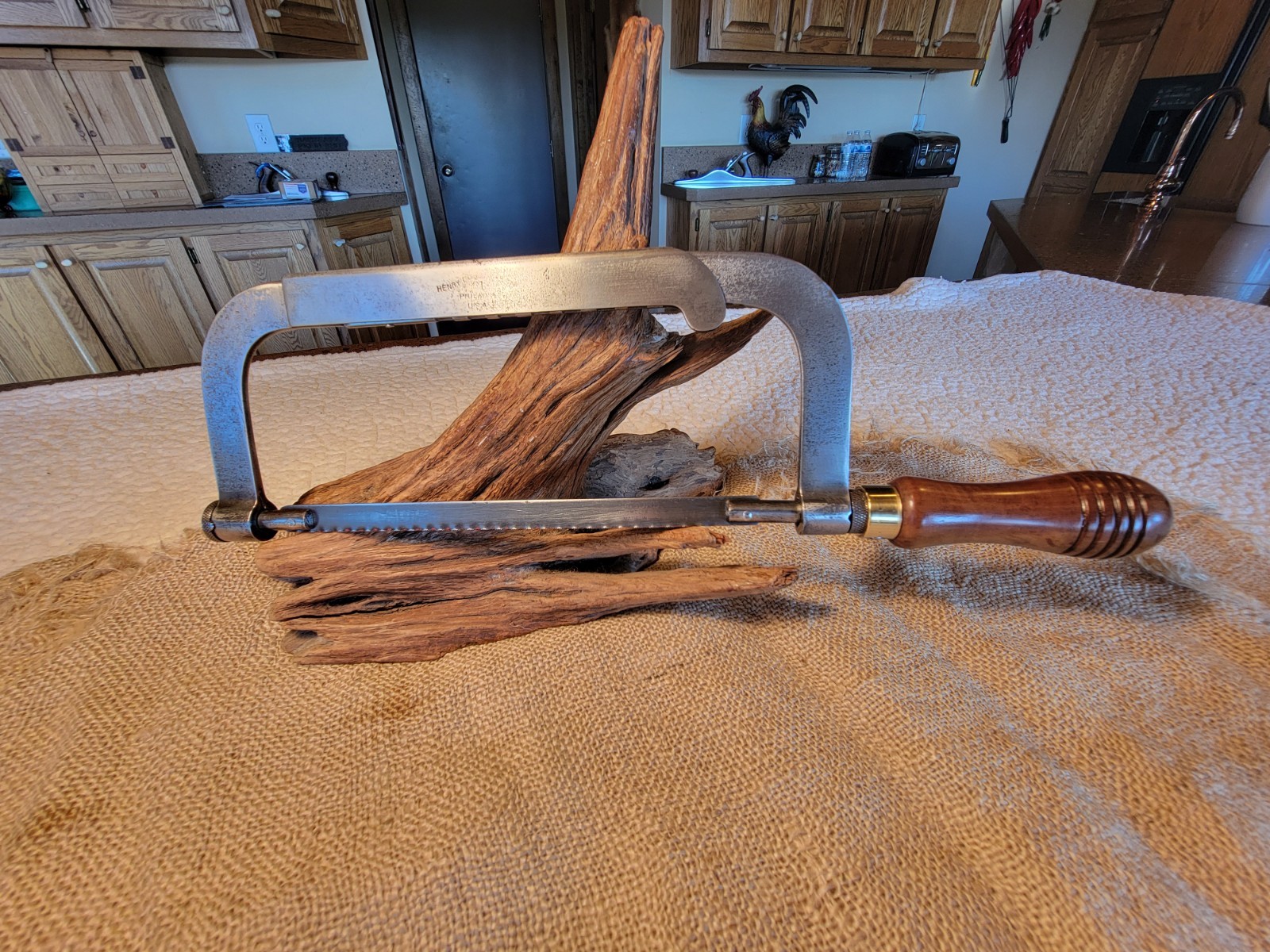 Antique HENRY DISSTON No. 31 Adjustable Hacksaw Antique HENRY DISSTON No. 31 Adjustable Hacksaw