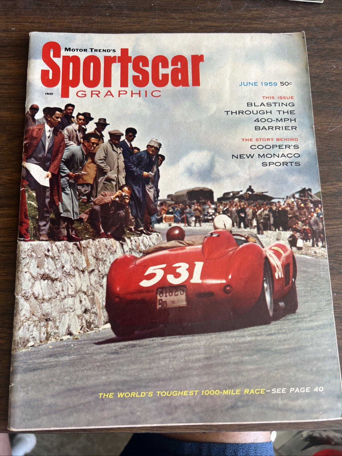 VINTAGE SPORTS CAR GRAPHIC MAGAZINE JUNE 1959 MODELS VINTAGE SPORTS CAR GRAPHIC MAGAZINE JUNE 1959 MODELS