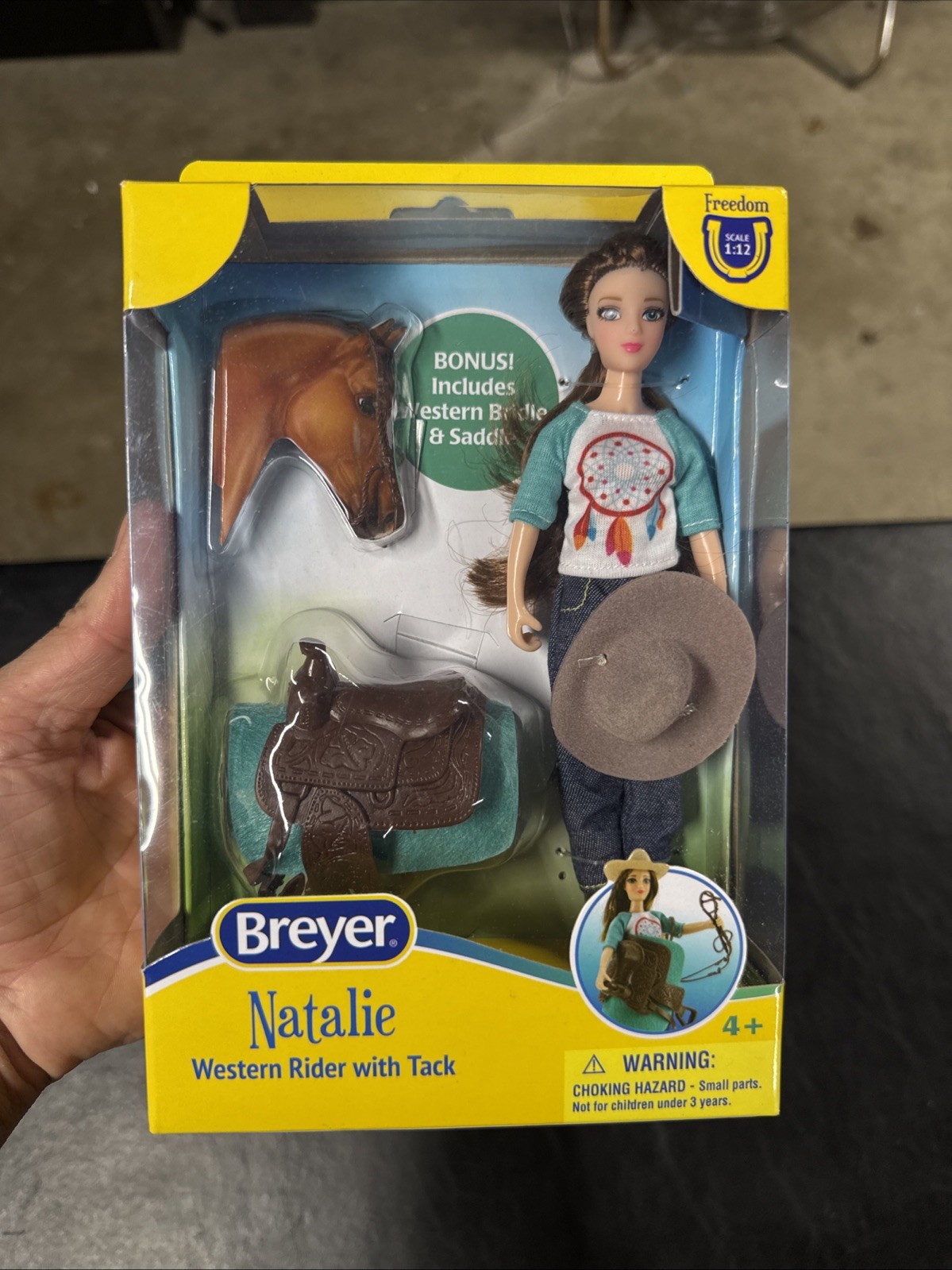 Breyer 62025 Natalie Cowgirl rider Classics 1:12 scale fully poseable doll horse Breyer 62025 Natalie Cowgirl rider Classics 1:12 scale fully poseable doll horse