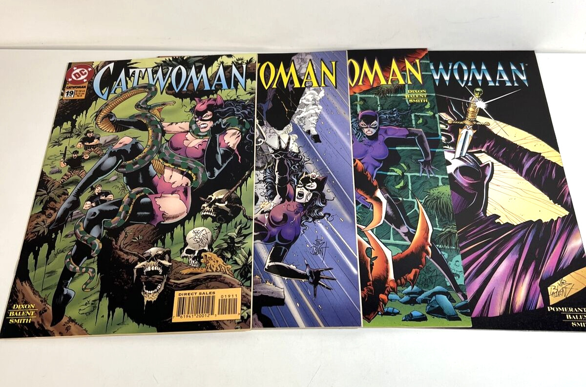 DC Catwoman Comics #19-#22 (4 Comic lot) Great Set