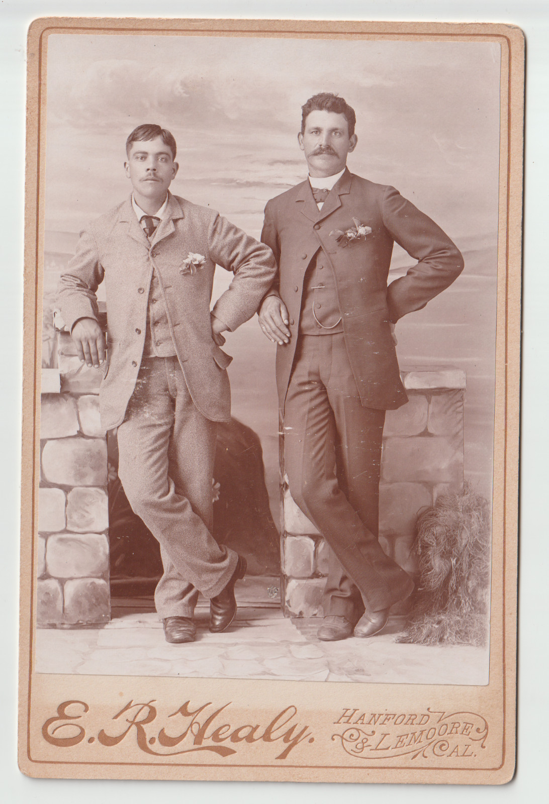 c. 1880s Cabinet Card of Handsome Latino Men Affectionate Gay Int c. 1880s Cabinet Card of Handsome Latino Men Affectionate Gay Int