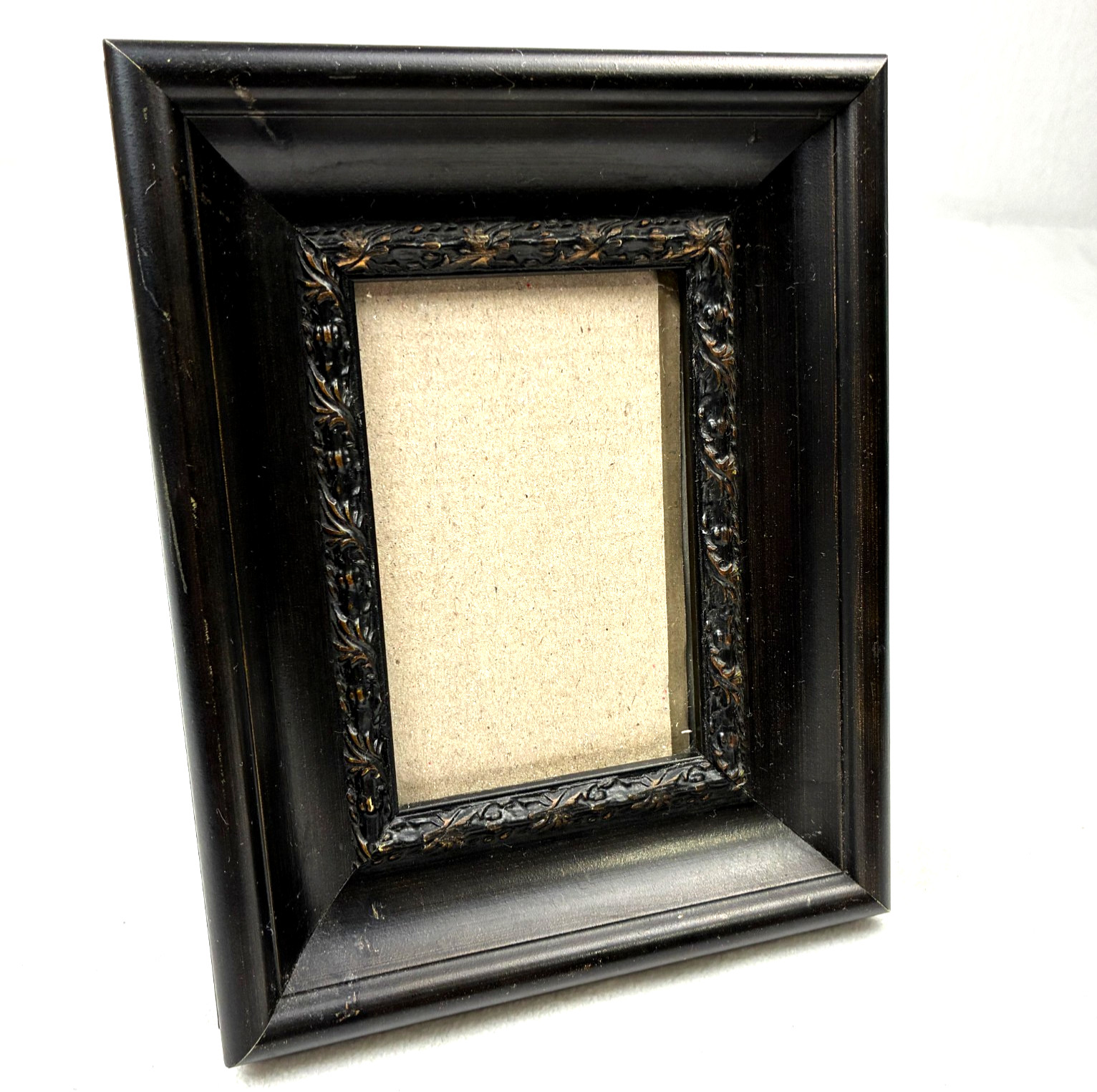 VTG Wood Dark Academia Gothic Frame Dark Brown 4 VTG Wood Dark Academia Gothic Frame Dark Brown 4