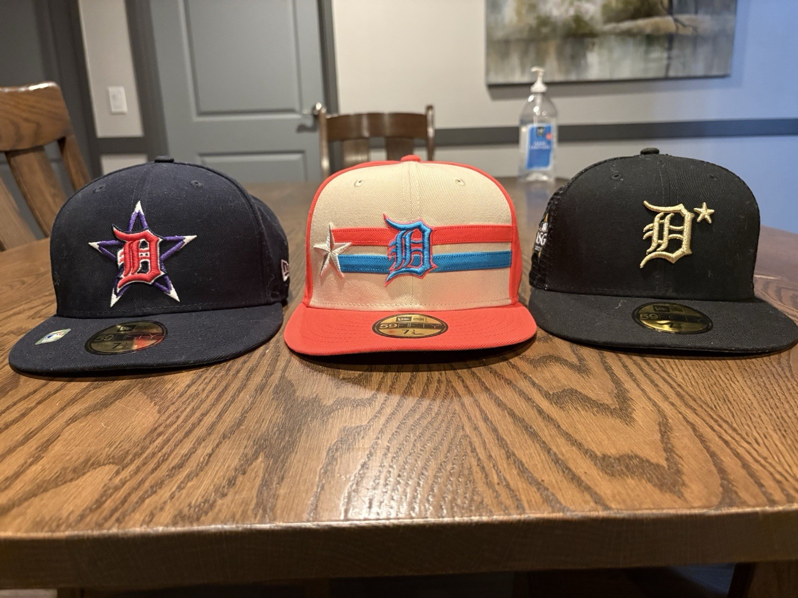 Detroit Tigers All Star Edition Hats Years 2021, 2022, 2023 By Separate Or No