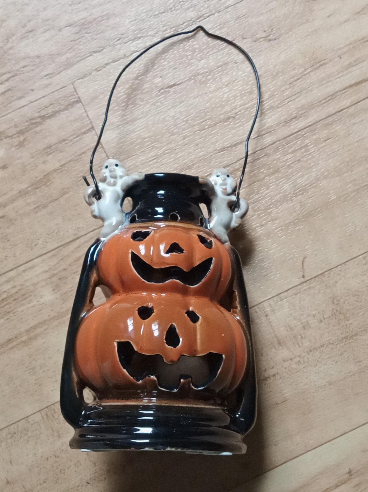 Vintage Halloween Lantern  With Ghost Brand New