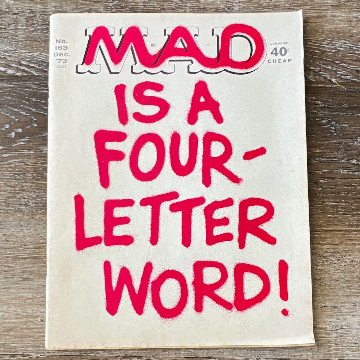 MAD Magazine Issue #163 December 1973 MAD Magazine Issue #163 December 1973