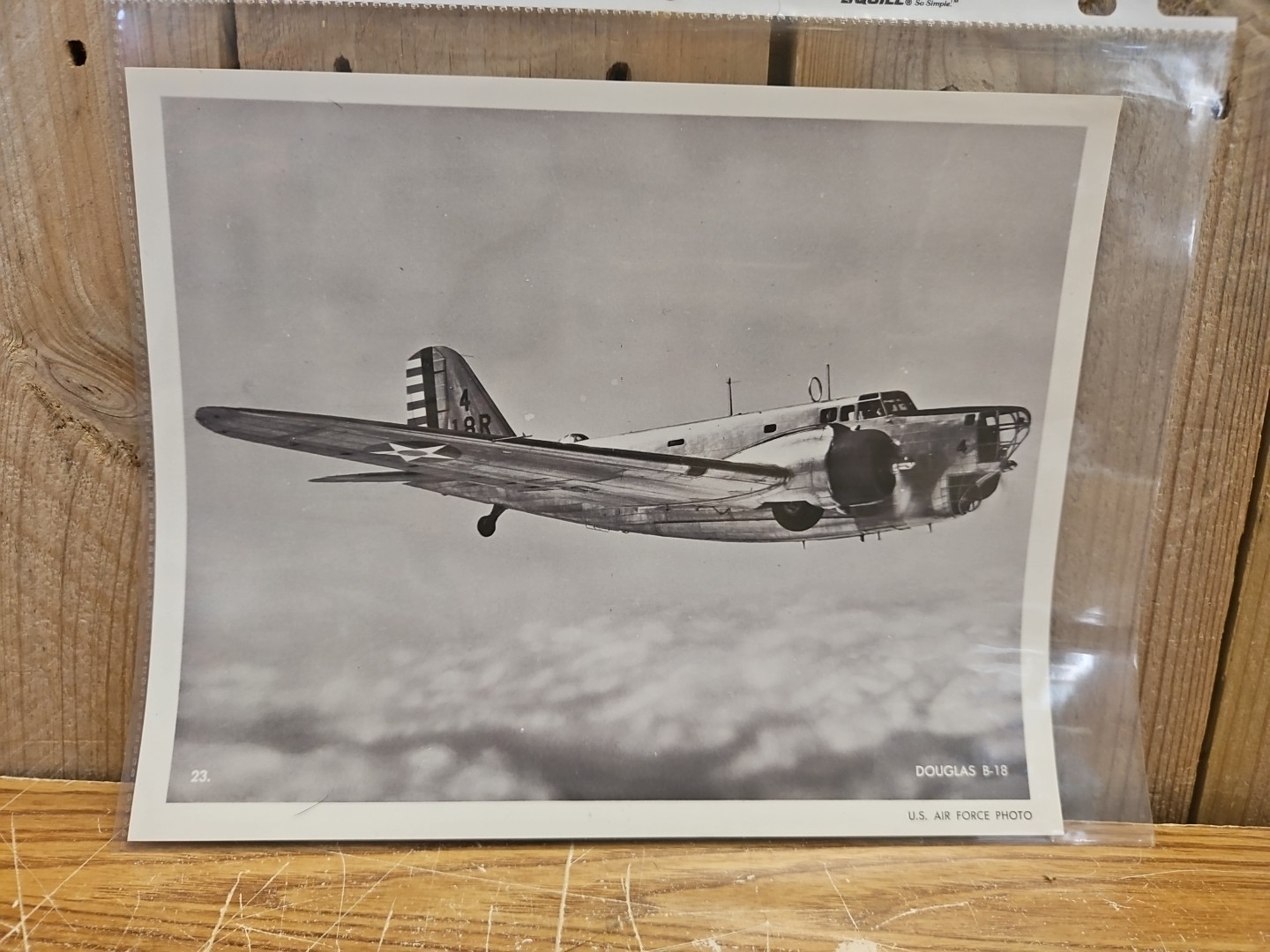 Vintage Official Photograph U.S. Air Force Douglas B-18 8x10 Vintage Official Photograph U.S. Air Force Douglas B-18 8x10