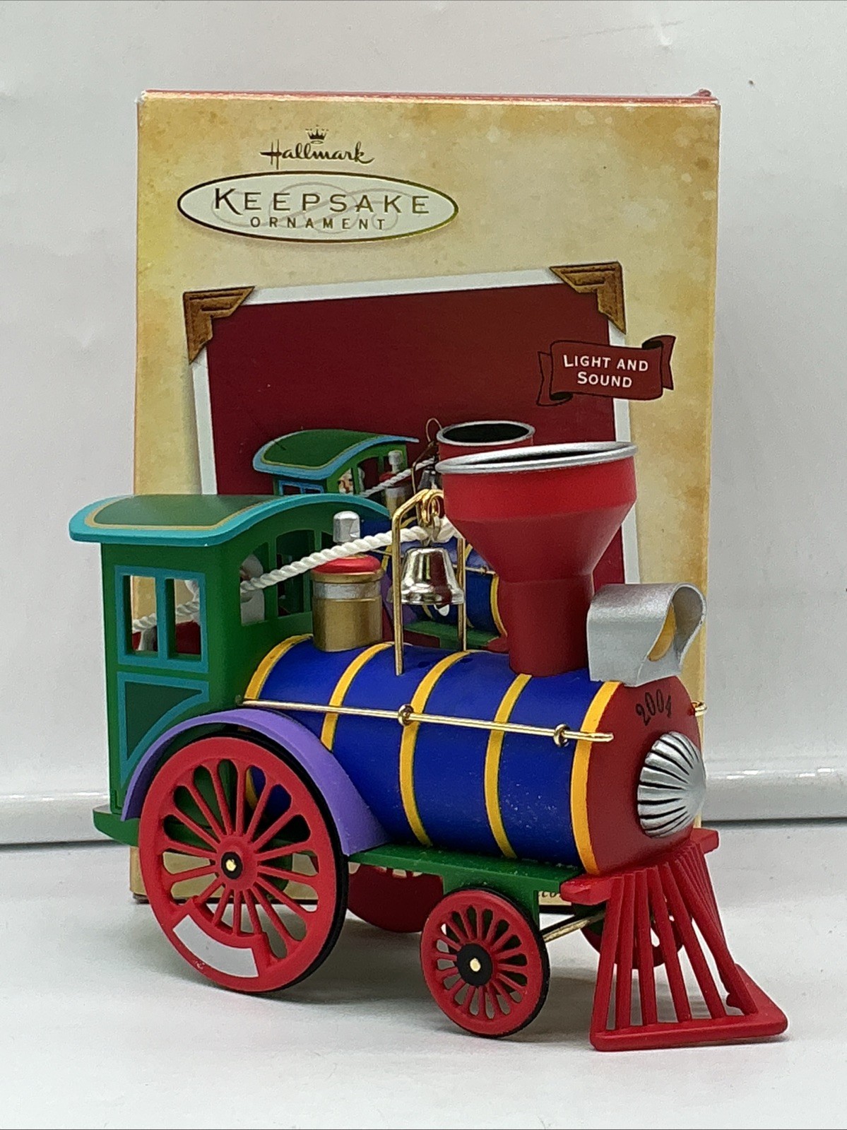 2004 Hallmark Keepsake Yule Express Train Magic Ornament - 2004 Hallmark Keepsake Yule Express Train Magic Ornament -