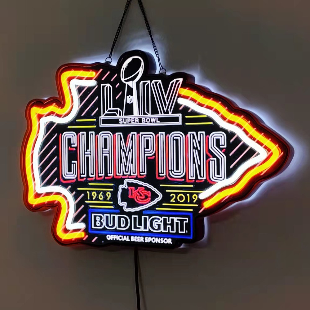US STOCK Kansas City Chiefs Beer LED Neon Light Sign 19