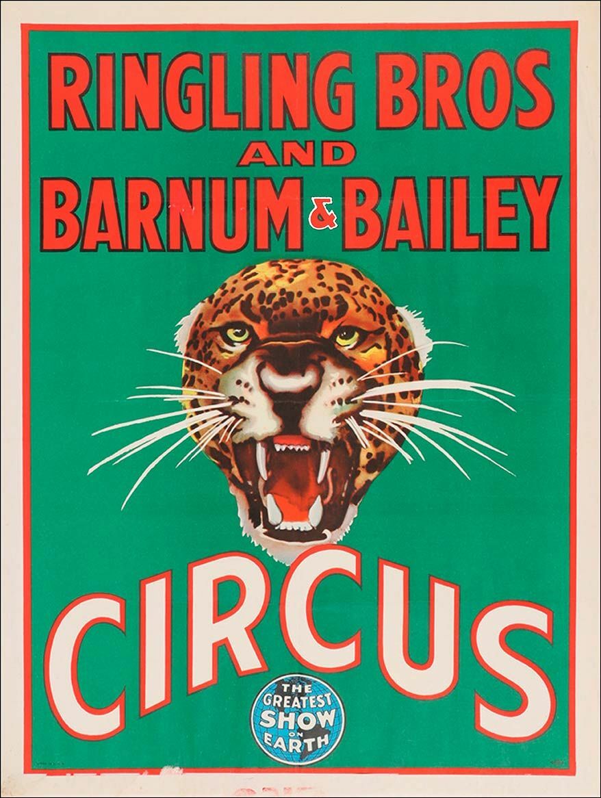 RINGLING BROTHERS BARNUM & BAILEY LEOPARD 16 RINGLING BROTHERS BARNUM & BAILEY LEOPARD 16