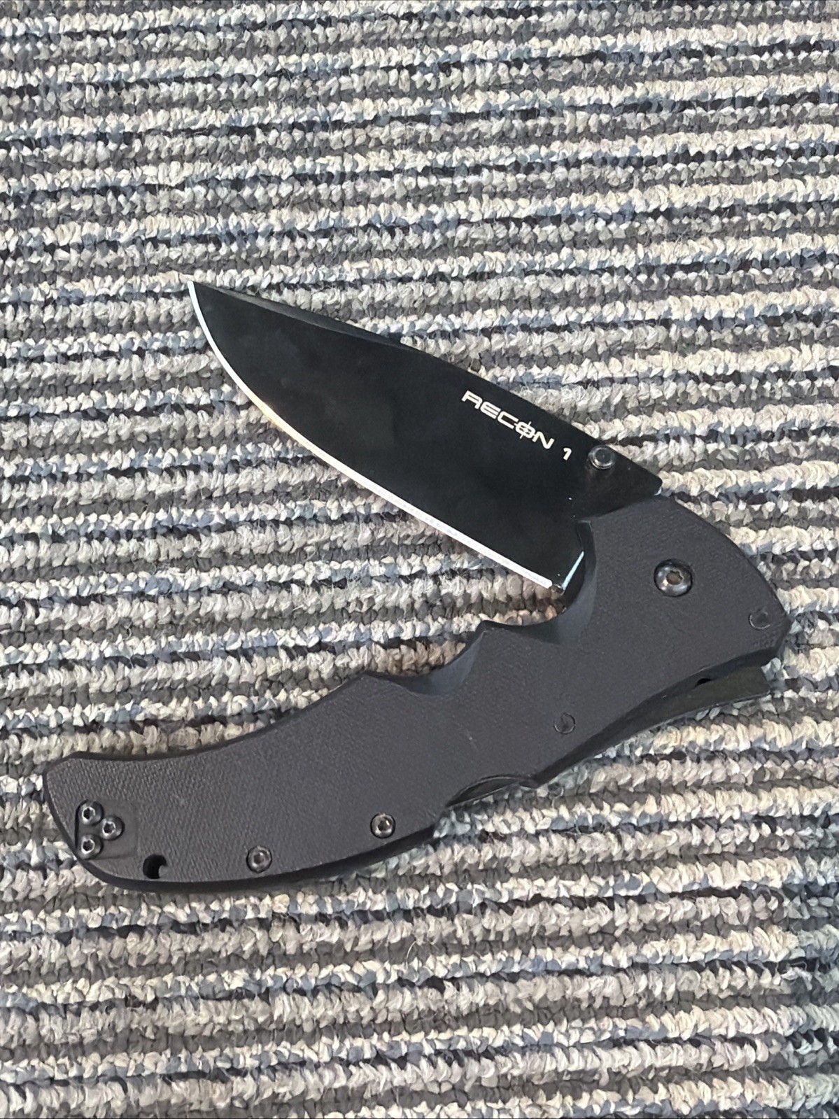 Cold Steel Taiwan Recon 1 Black S35VN Folding Pocket Knife W/ Clip Cold Steel Taiwan Recon 1 Black S35VN Folding Pocket Knife W/ Clip