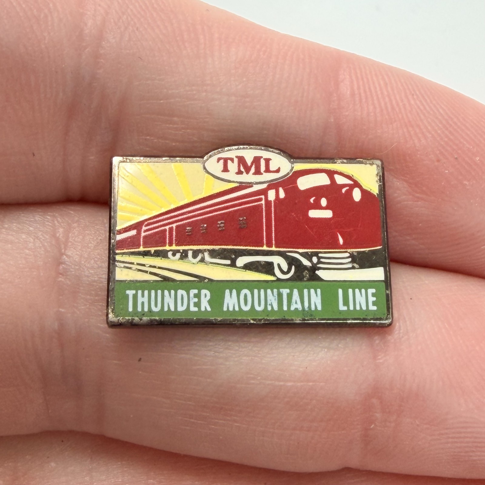 Thunder Mountain Line TML Classic EMD Train Lapel Pin Idaho Scenic Railroad Pin Thunder Mountain Line TML Classic EMD Train Lapel Pin Idaho Scenic Railroad Pin
