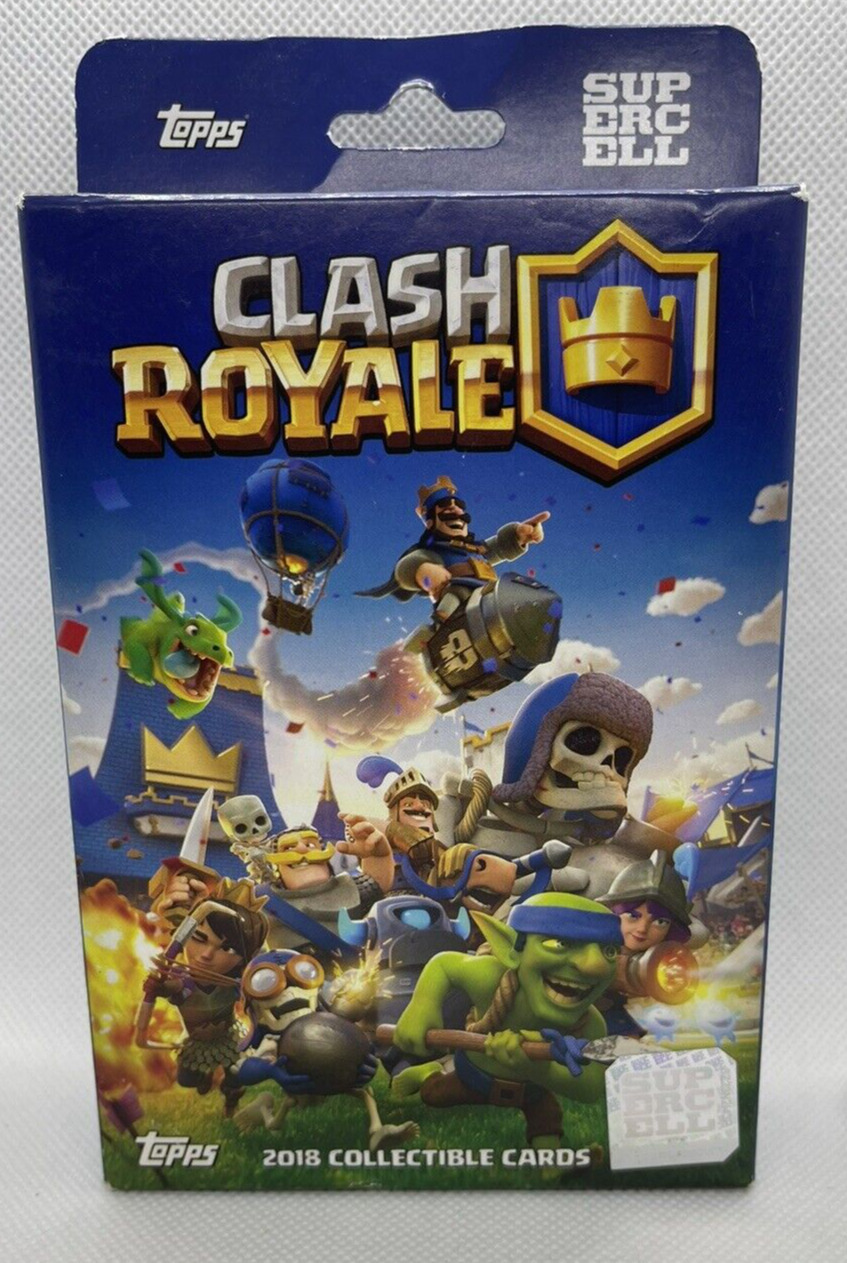 2018 Topps Clash Royale Collectible Cards - Hanger Box containing 3 packs