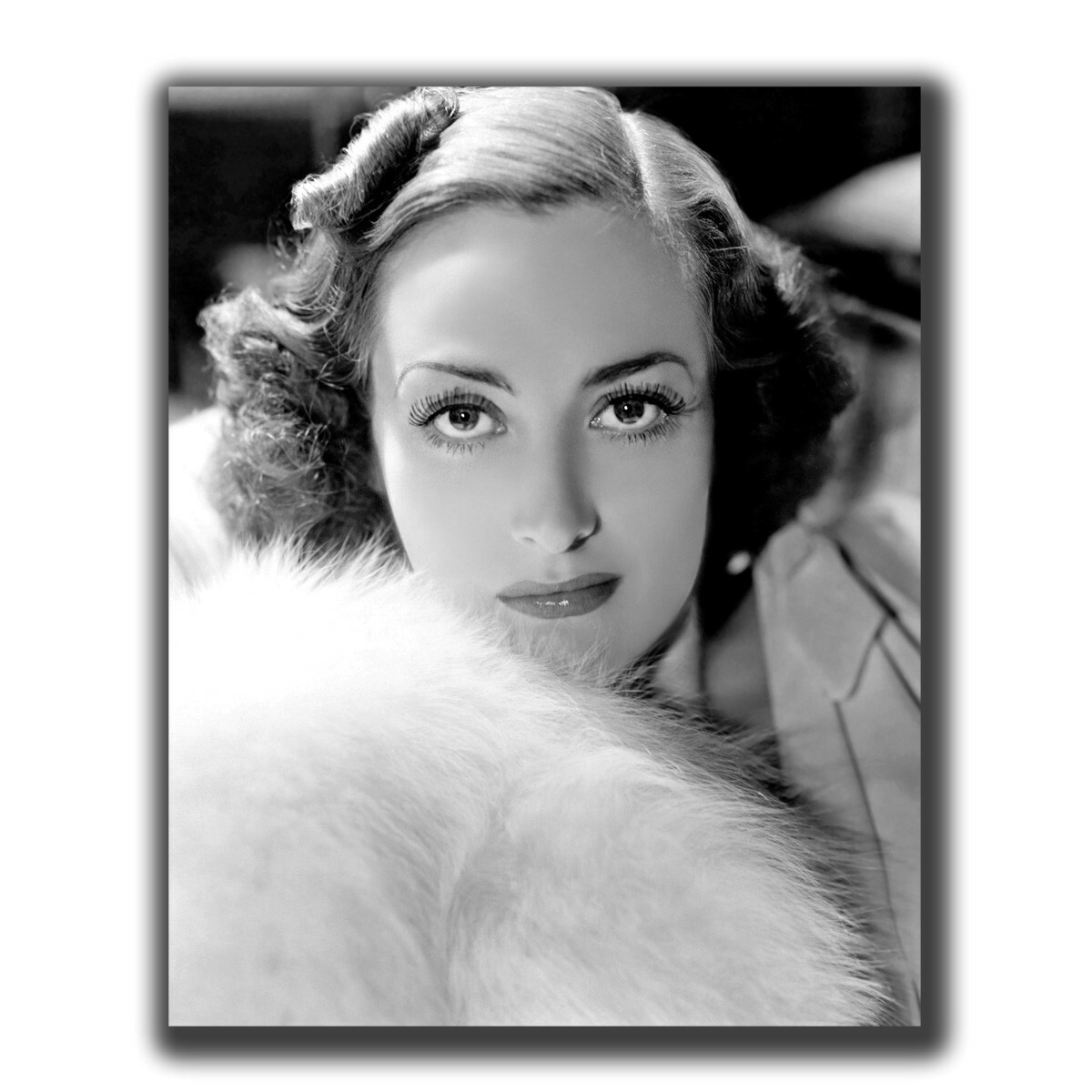 Joan Crawford FINE ART Celebrities Vintage Photo Glossy Big Size 8X10in C042