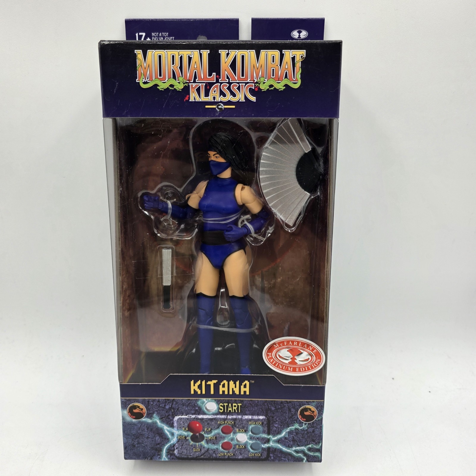 Mortal Kombat - Kitana Klassics Action Figure (Chase) Mcfarlane Red Platinum New Mortal Kombat - Kitana Klassics Action Figure (Chase) Mcfarlane Red Platinum New
