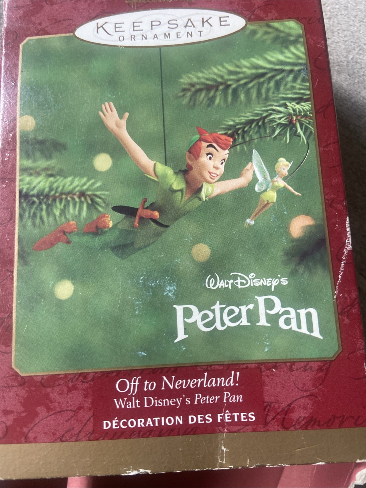 VTG Hallmark 2000 Walt Disney Peter Pan Tinker bell VTG Hallmark 2000 Walt Disney Peter Pan Tinker bell