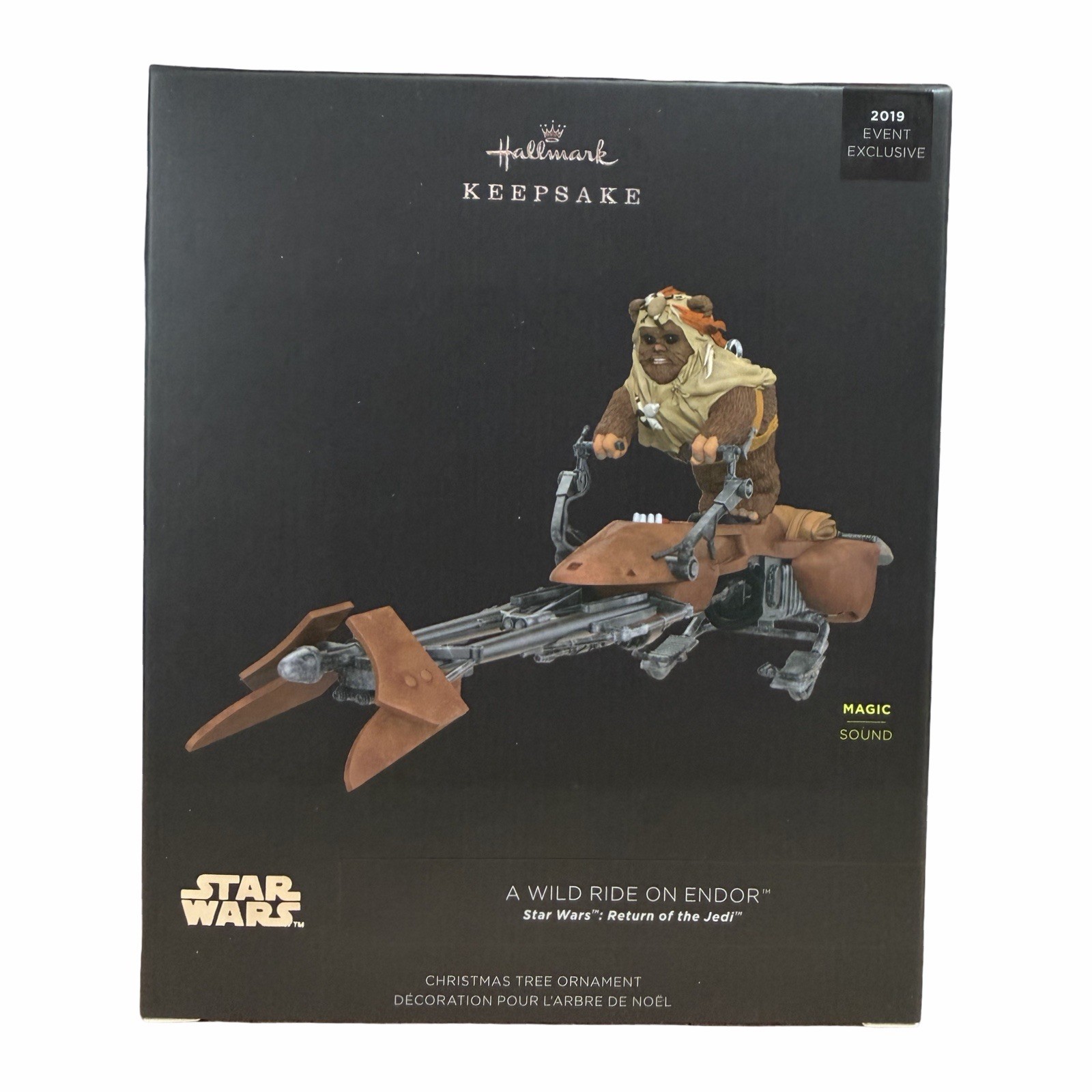 2019 Hallmark POP Minded A Wild Ride On Endor Ornament - Star Wars - Exclusive