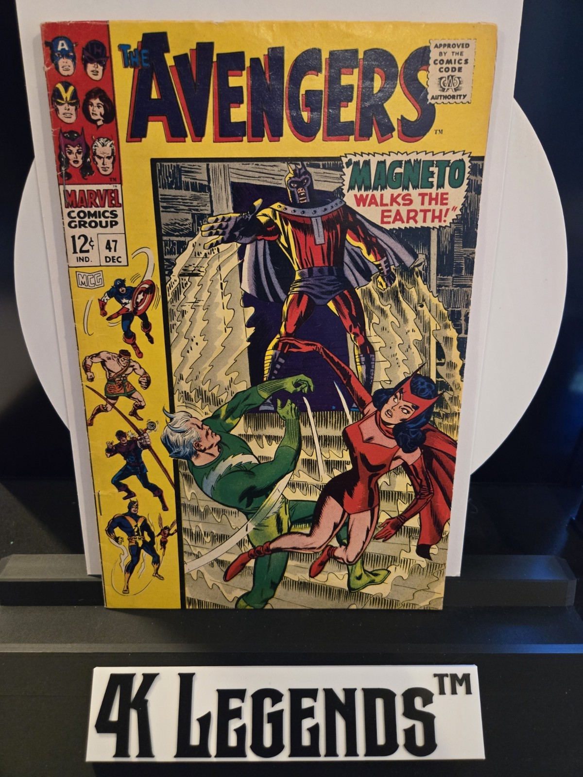 The Avengers #47 (Marvel Comics 1967) 🔑🔑 1st Dane Whitman (B01)