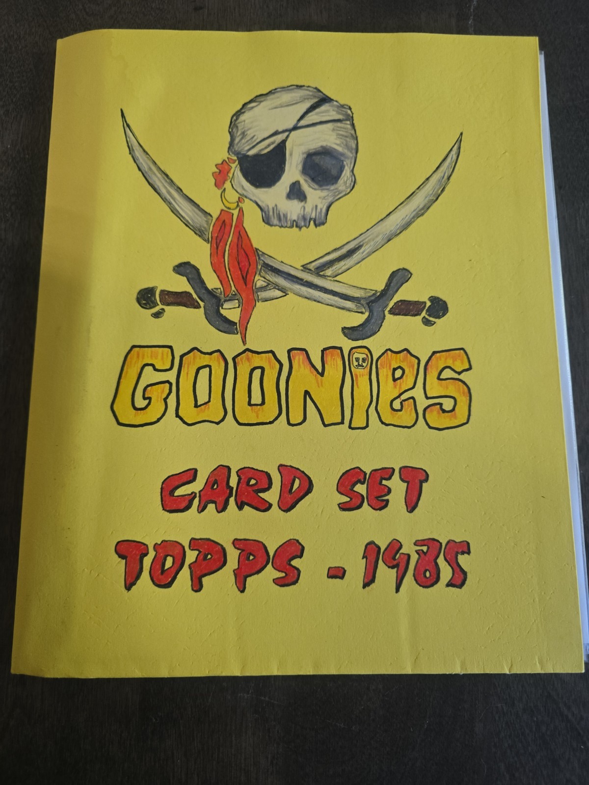 1985 ToppsGoonies Movie Complete Vintage Trading Card Set of 86 Cards 1985 ToppsGoonies Movie Complete Vintage Trading Card Set of 86 Cards