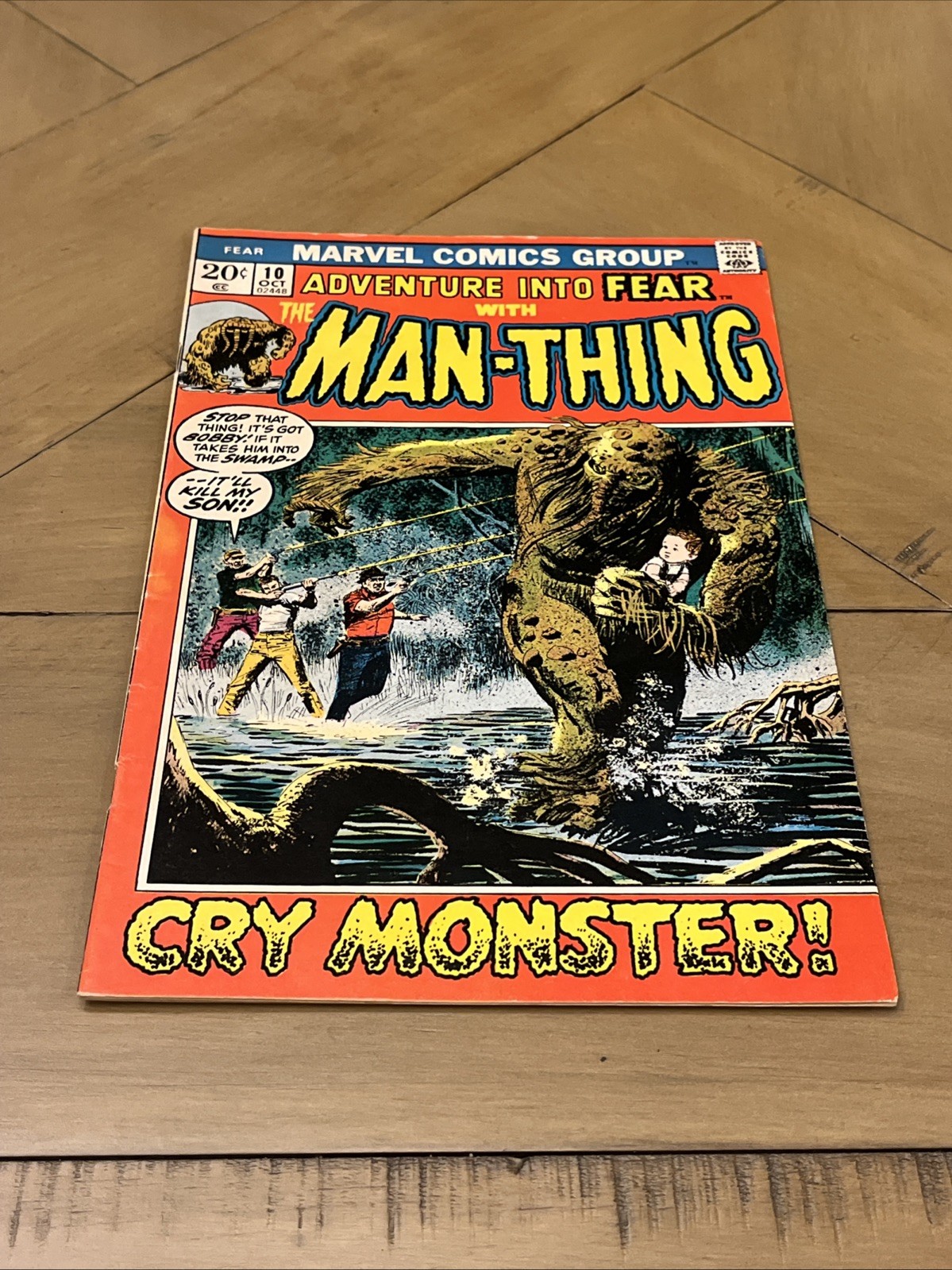 Adventure into Fear #10 Marvel 1972 - 1st Solo Man-Thing Series Origin FN- Adventure into Fear #10 Marvel 1972 - 1st Solo Man-Thing Series Origin FN-